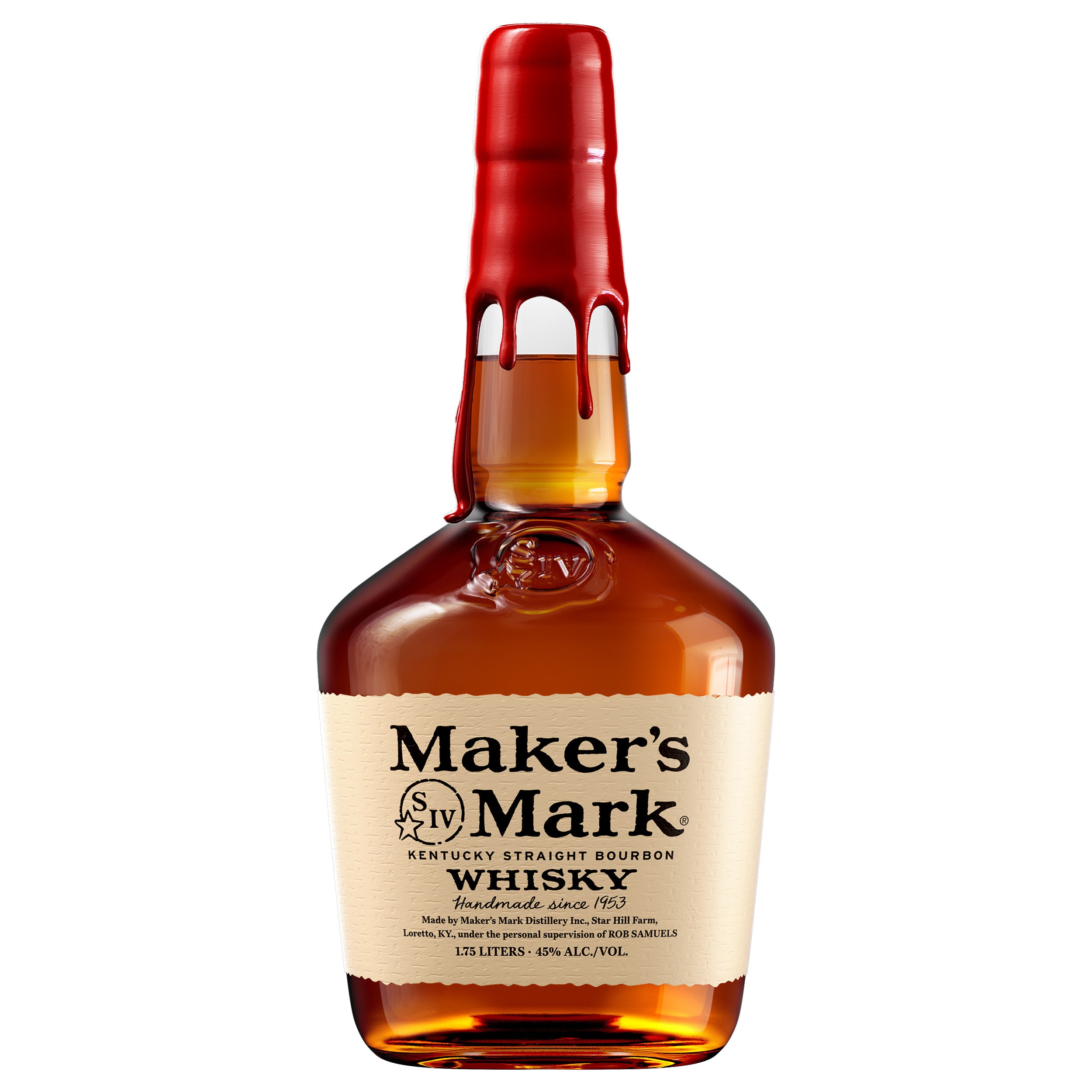 Makers Mark Kentucky Straight Bourbon Whisky 1.75L - Captain Caskwell