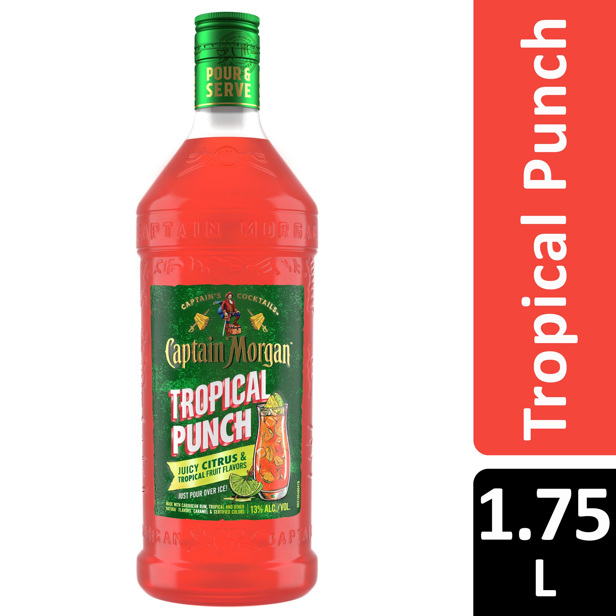 Captain Morgan Tropical Punch 1.75L - Captain Caskwell