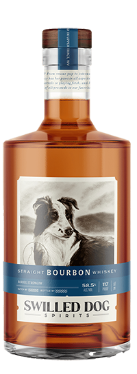 Swilled Dog Barrel Strength Straight Bourbon Whiskey 750ml