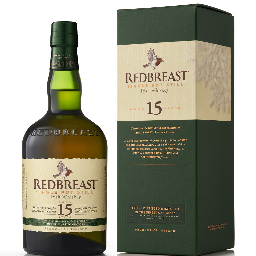 RedBreast 15 Year Single Pot Still 750 ml - Captain Caskwell