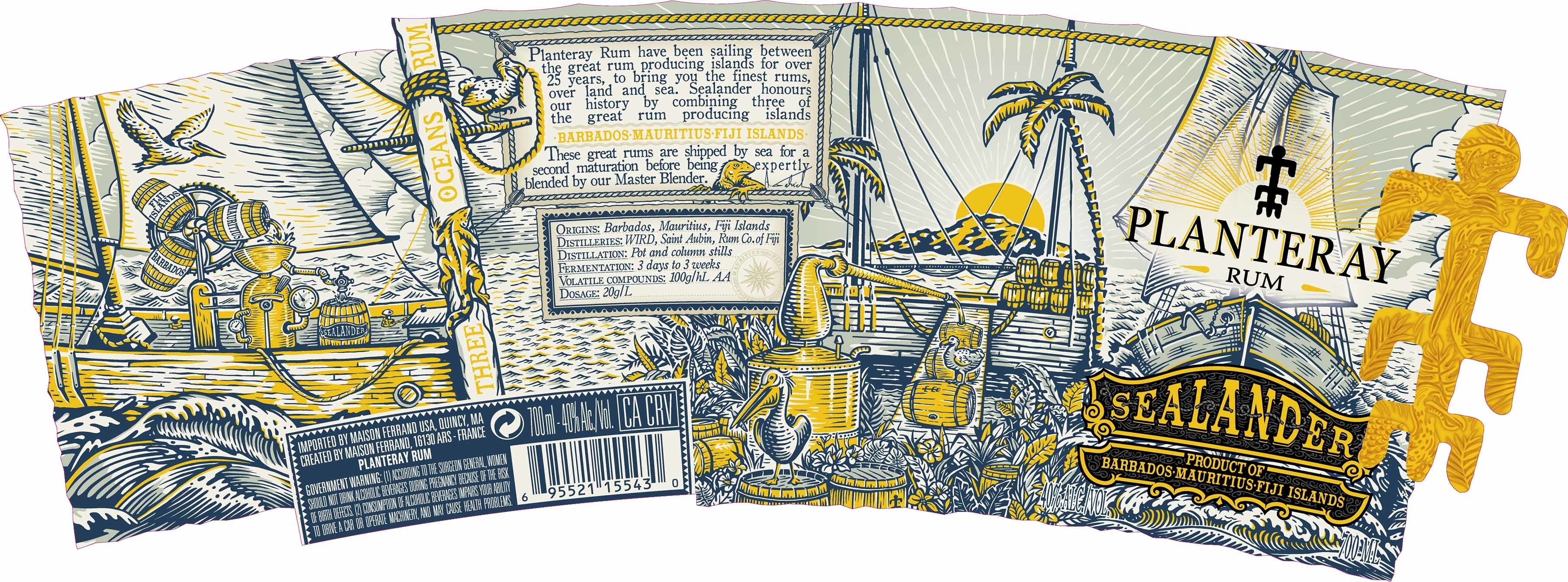 Planteray Sealander 700 ML - Captain Caskwell