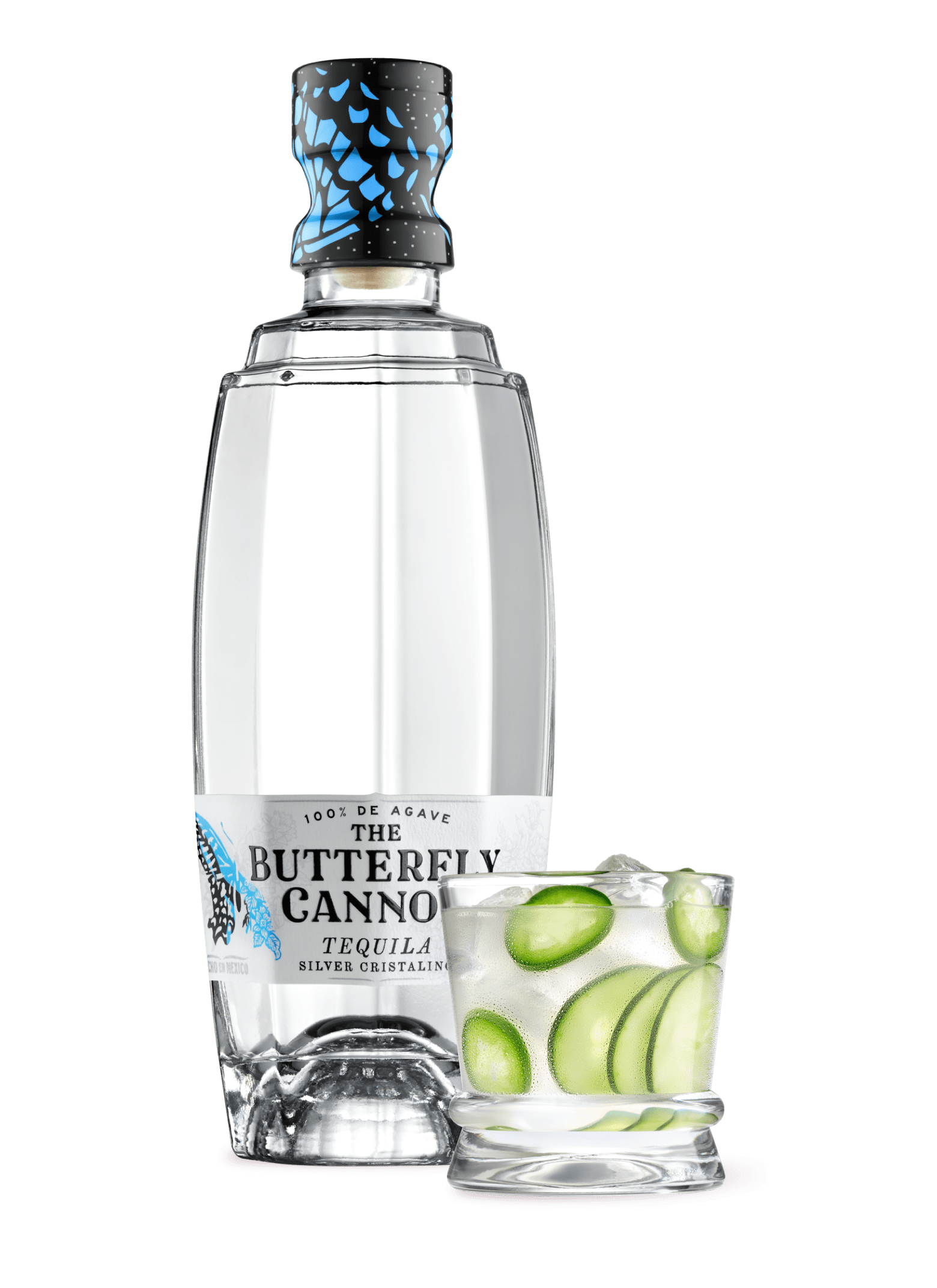 The Butterfly Cannon Silver Cristalino 750 ml - Captain Caskwell