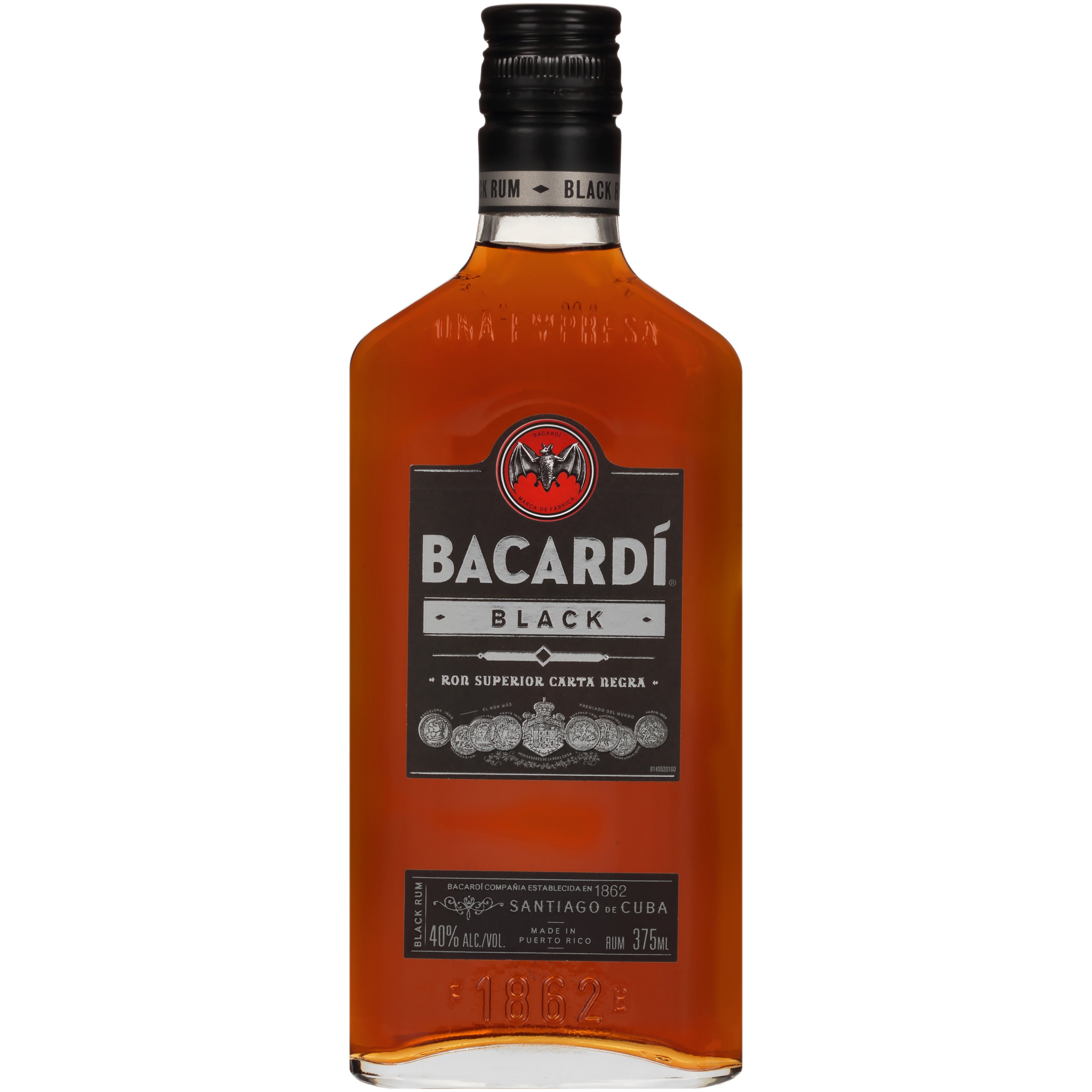 Bacardi Black 375ml - Captain Caskwell