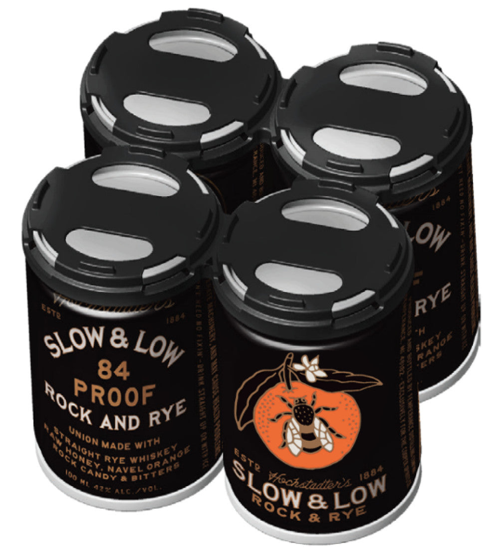 Hochstadters Slow and low Rock & Rye 4 pack 100ml - Captain Caskwell