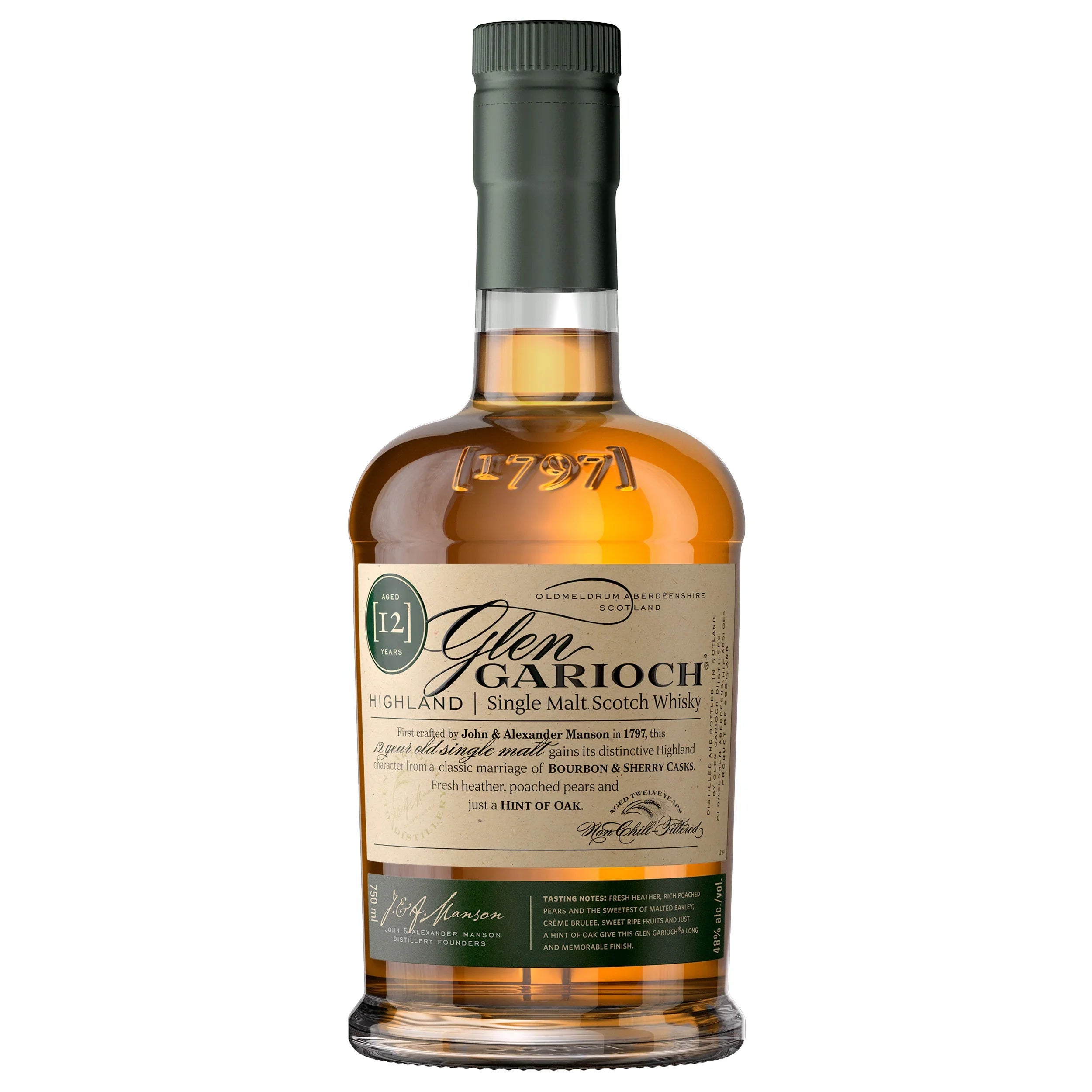 Glen Garioch 12 years single malt 750 ml - Captain Caskwell