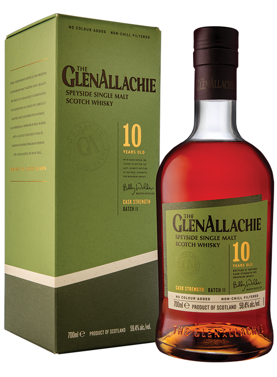 GlenAllachie Cask Strength 10 Year 700ml - Captain Caskwell