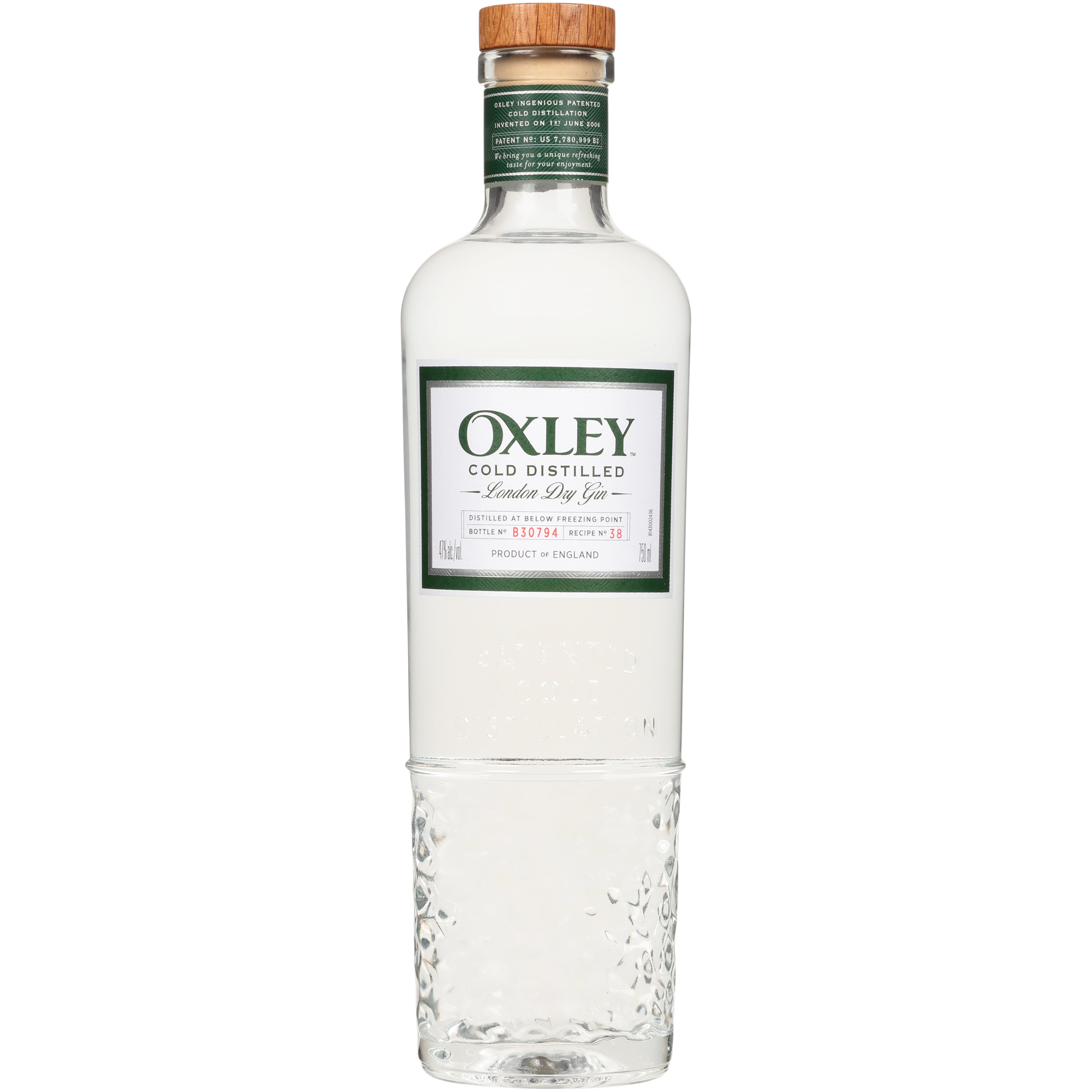 Oxley Cold Distilled London Dry Gin 750 ml - Captain Caskwell