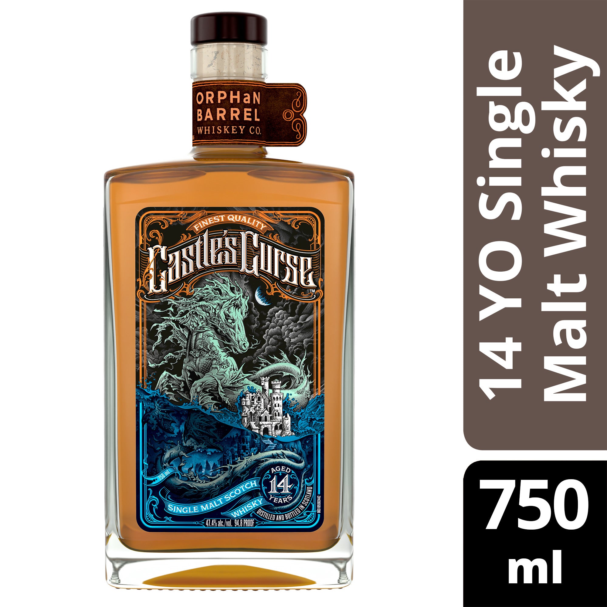 Orphan Barrel Castles Curse Single Malt Scotch 14 year 750 ml - Captain Caskwell