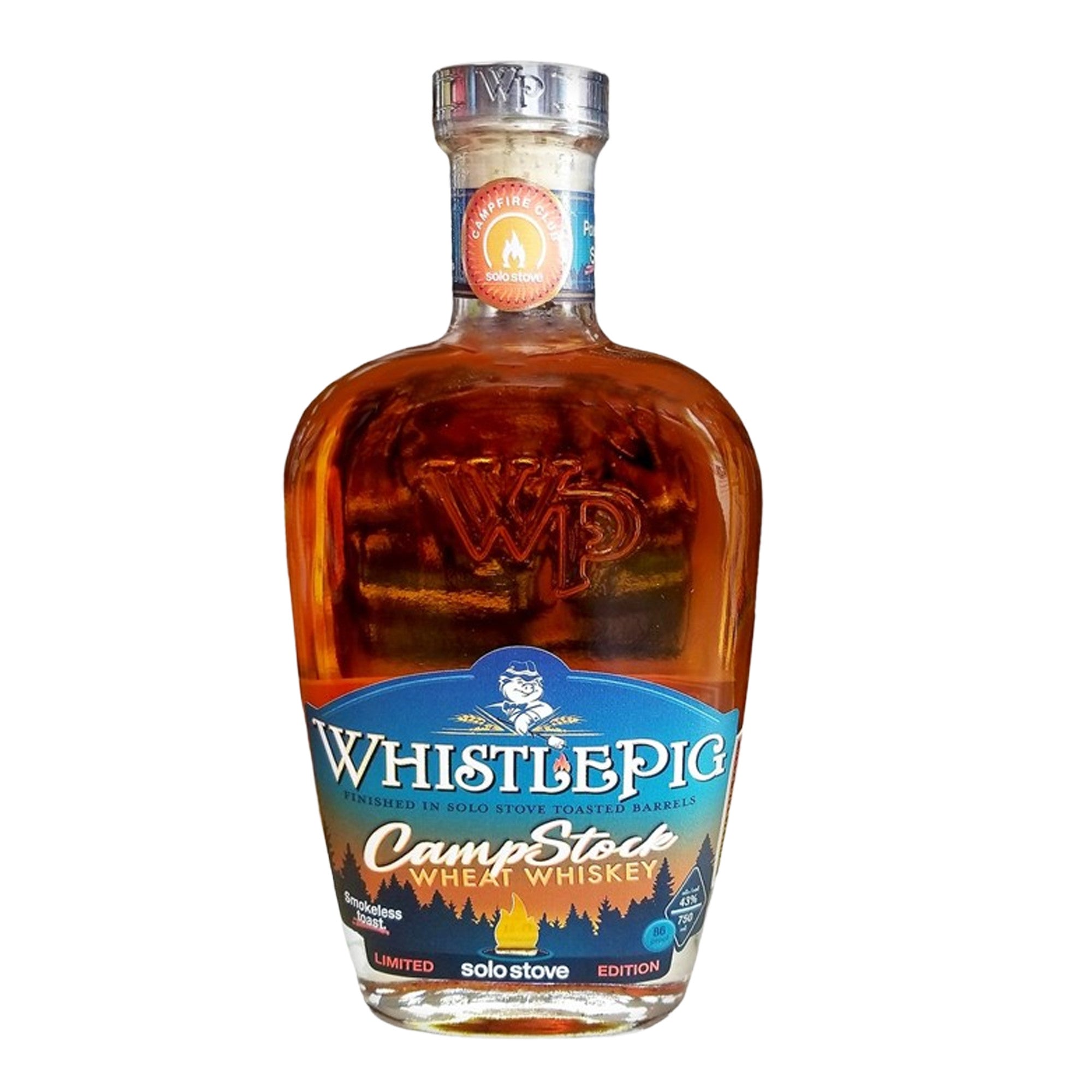WhistlePig Camp Stock Wheat Whiskey Limited Solo Stove Edition 750 ML - Captain Caskwell