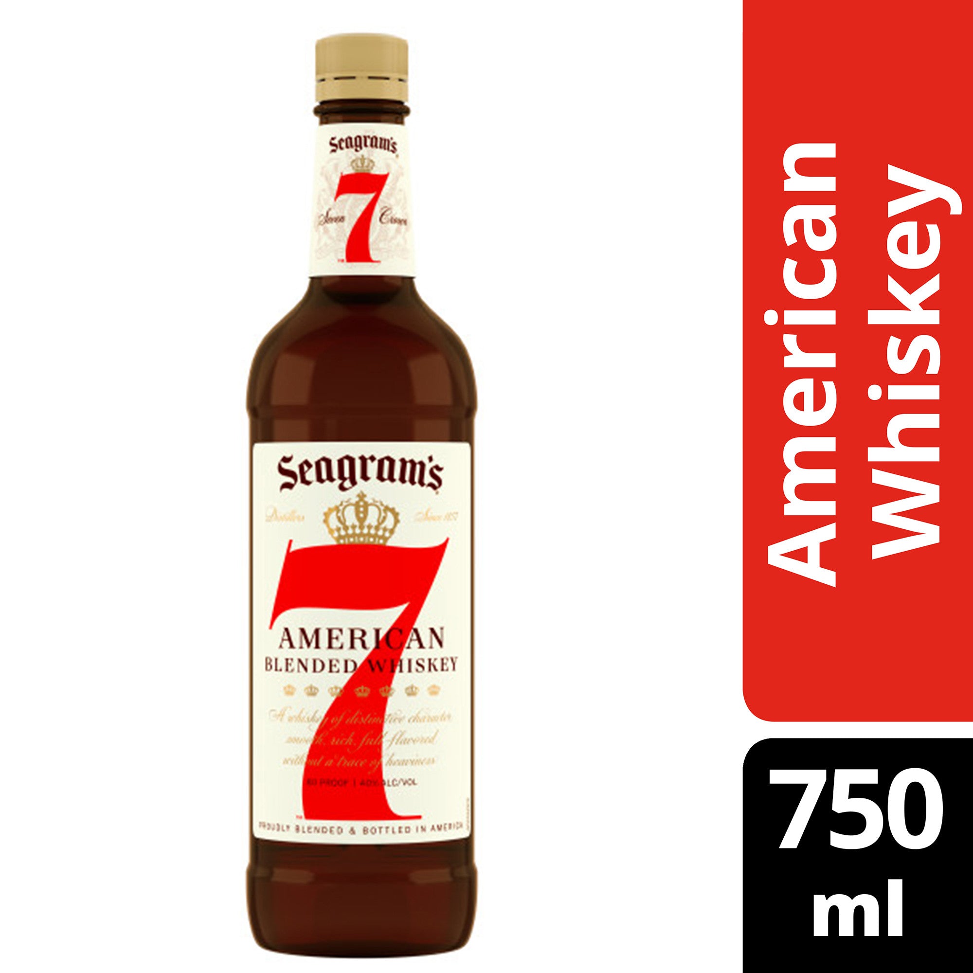 Seagram's 7 Crown American Blended Whiskey 750 ml - Captain Caskwell