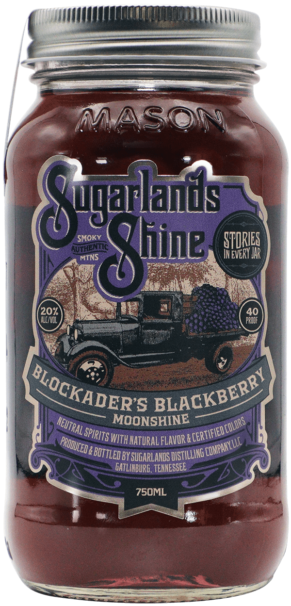 Sugarlands Shine Blackberry Blockaders Moonshine 750 ml - Captain Caskwell