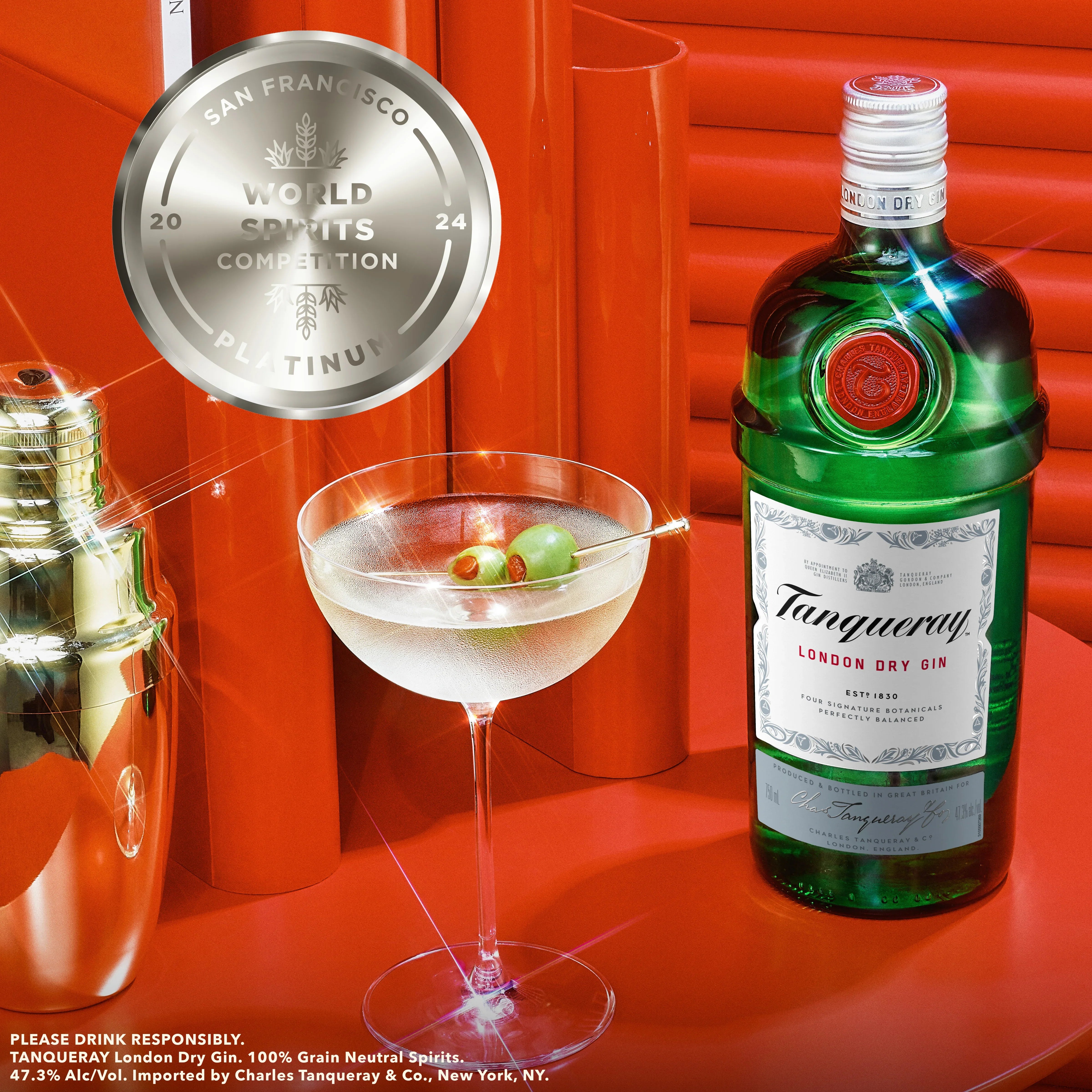 Tanqueray London Dry Gin 750 ml - Captain Caskwell