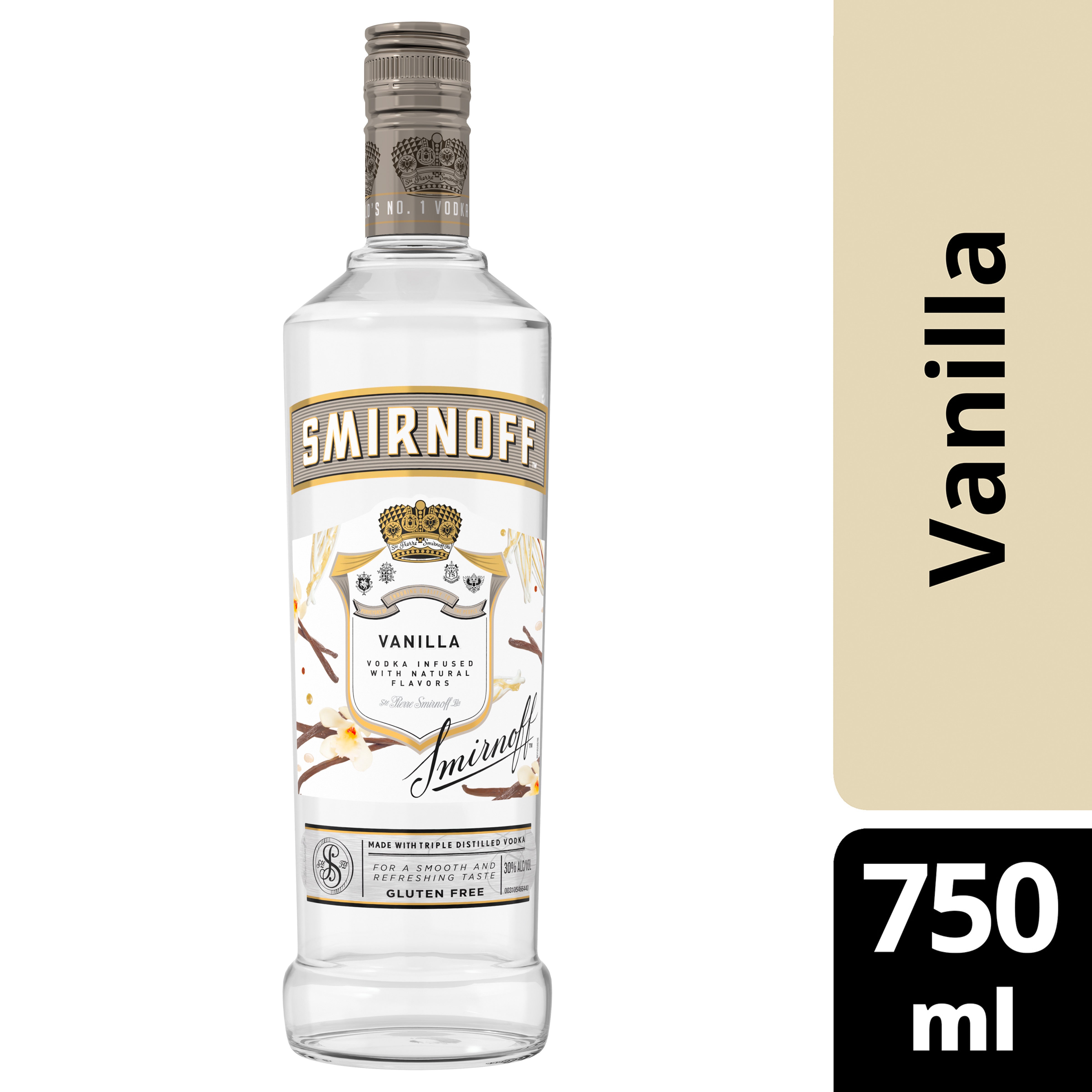 Smirnoff Vanilla 750 ml - Captain Caskwell