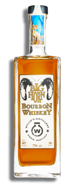Willies Distillery Big Horn Bourbon Whiskey 750 ml - Captain Caskwell