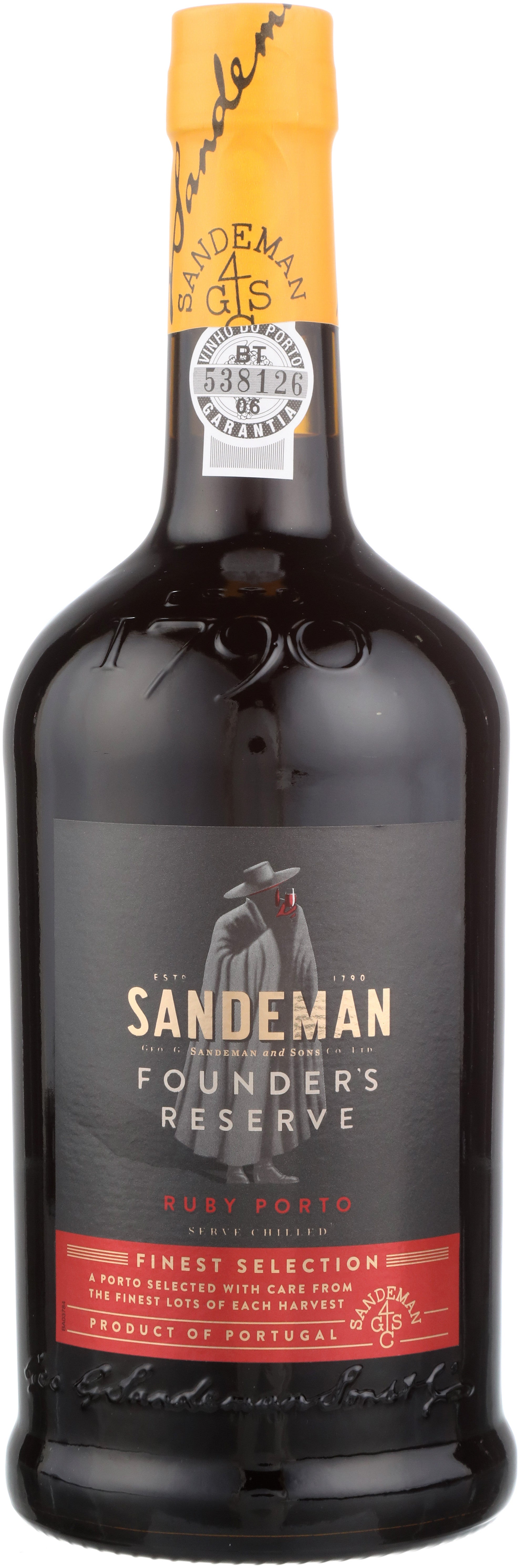 Sandeman Founder's Reserve Ruby Port N.V. 750ml - Captain Caskwell