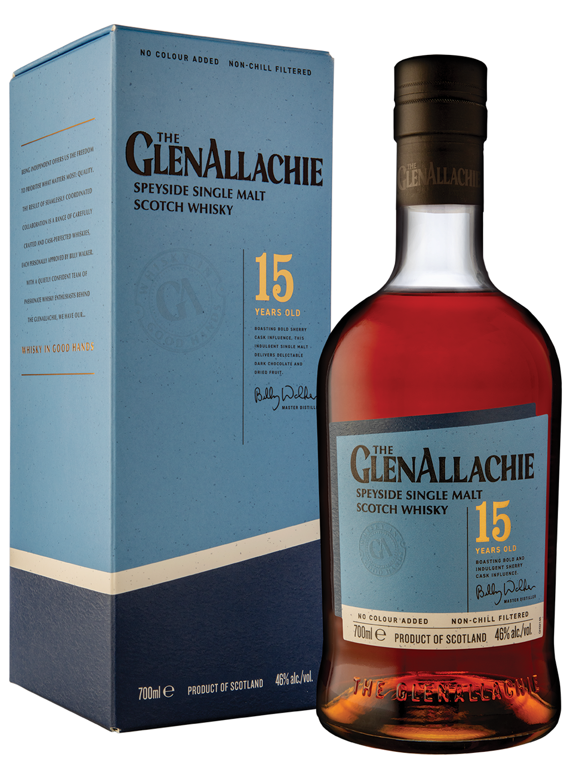 GlenAllachie 15 Year Single Malt Scotch 700ml - Captain Caskwell