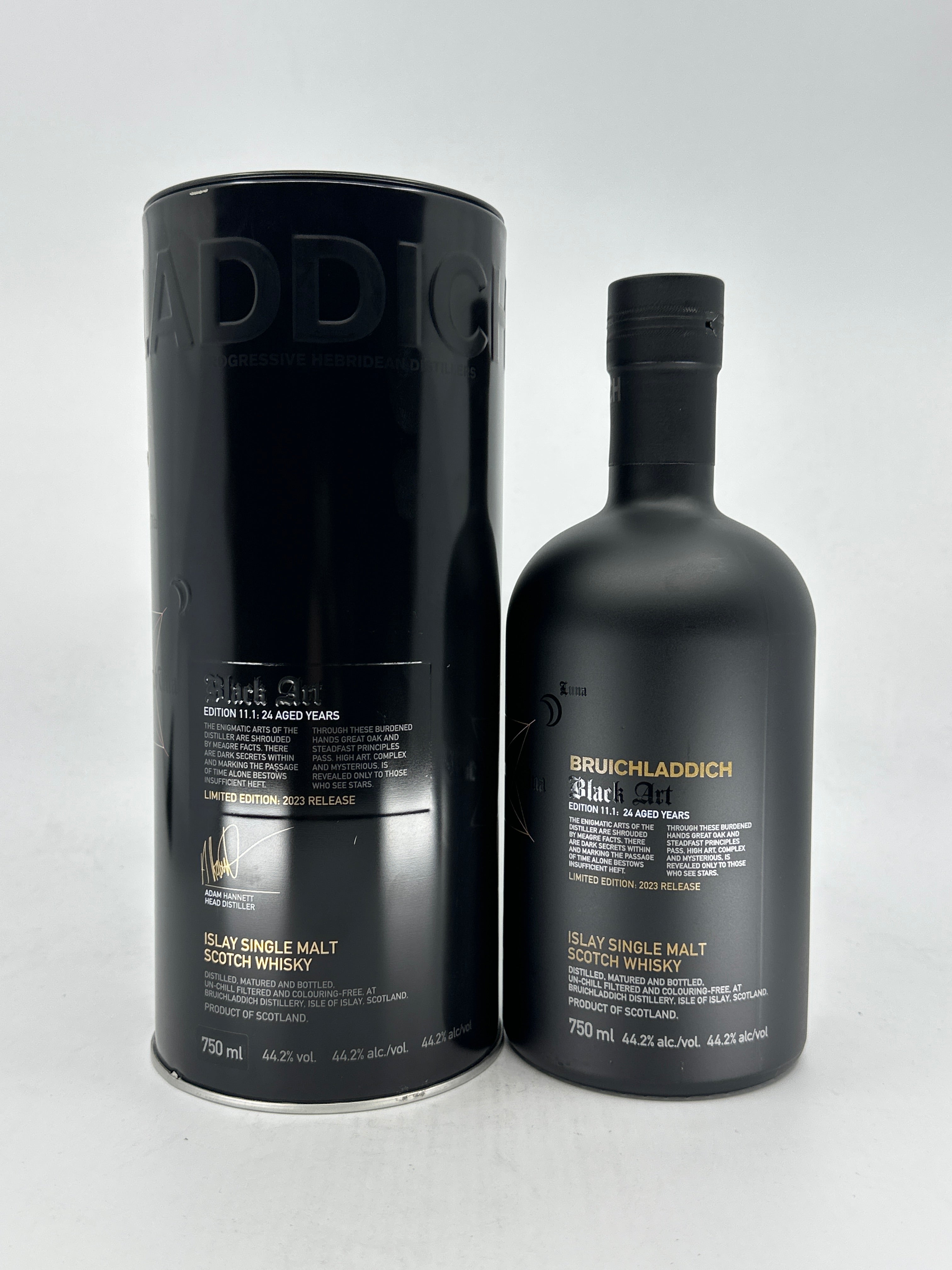 Bruichladdich Black Art 11.1 Islay Single Malt Scotch 24 aged years 750 ml