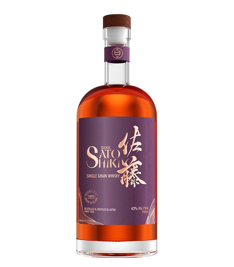 Sato Shiki Single Grain Whisky 750ml - Captain Caskwell
