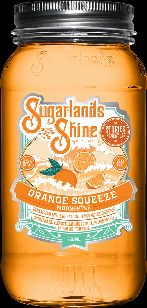 Sugarlands Shine Orange Squeeze 750 ML - Captain Caskwell