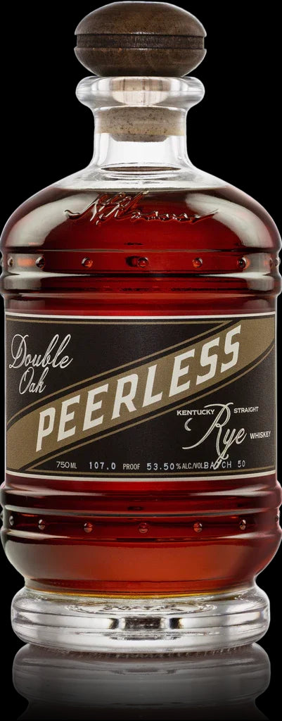 Peerless Distilling Double Oak Kentucky Staright Rye Whiskey Twice Barrled in New Oak 750 ML - Captain Caskwell