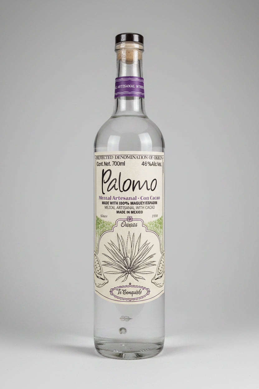 Palomo Mezcal Artesanal con Cacao 700ml