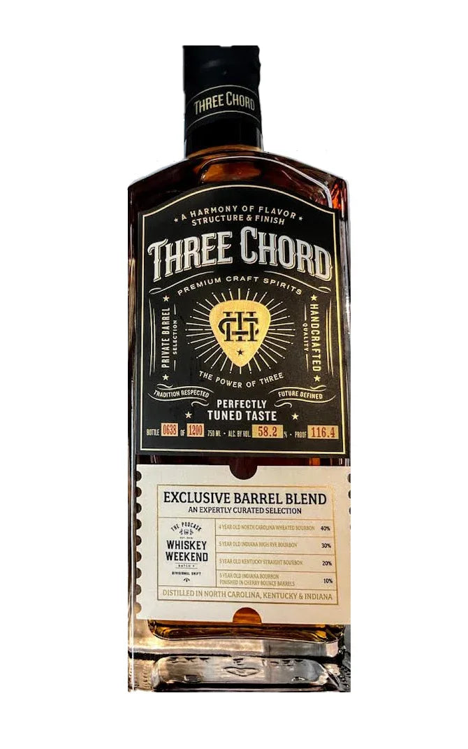 Three Chord Small Batch Blended Bourbon 750 ml