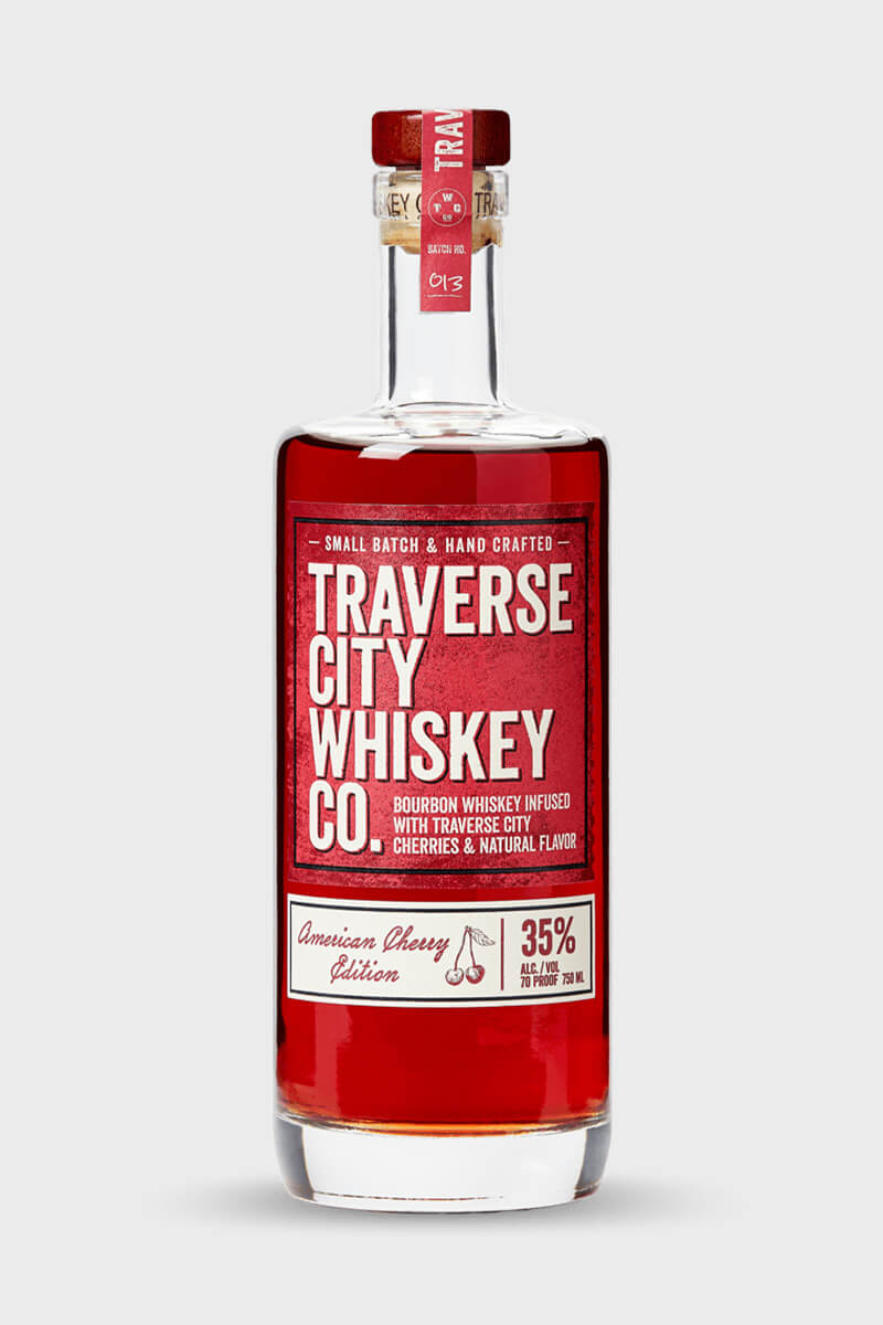Traverse City American Cherry Edition Whiskey 750ml - Captain Caskwell
