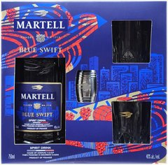 Martell Blue Swift VSOP Gift Box / with cups 750 ml - Captain Caskwell