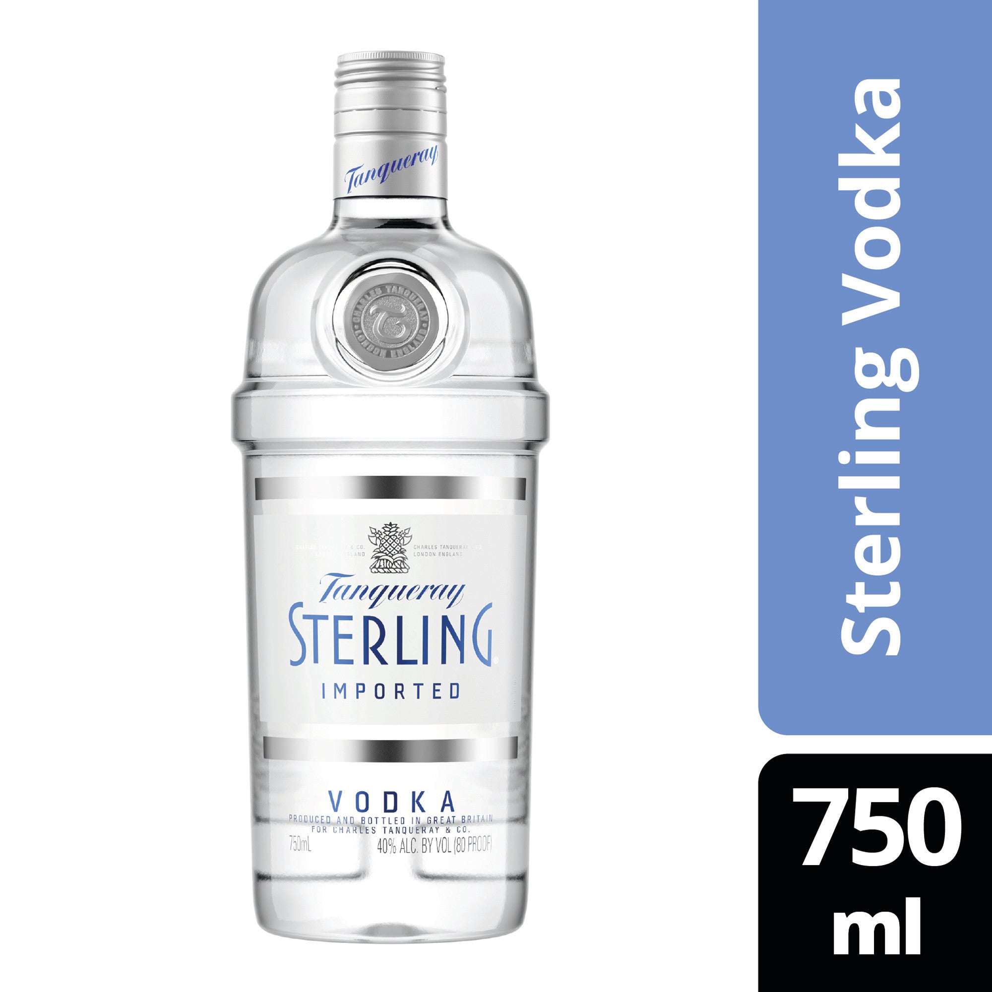 Tanqueray Sterling Imported 750ml - Captain Caskwell