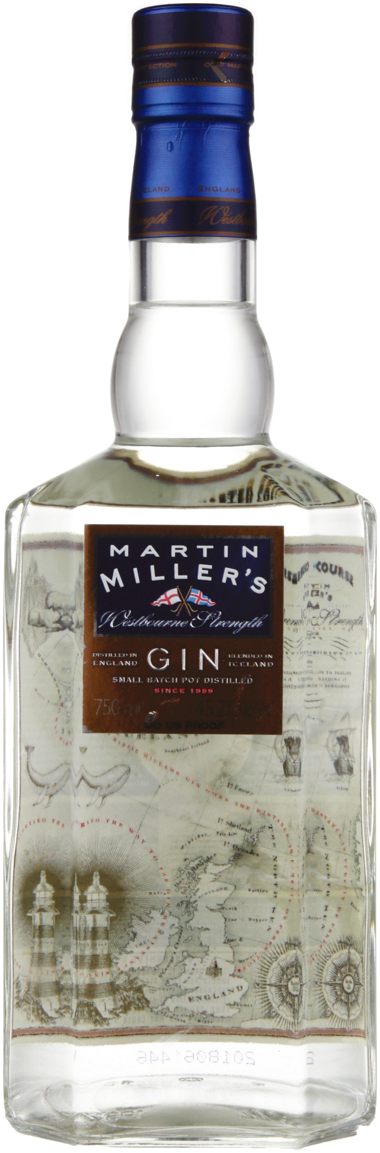 MARTIN MILLER'S Gin Westbourne 750 ml - Captain Caskwell