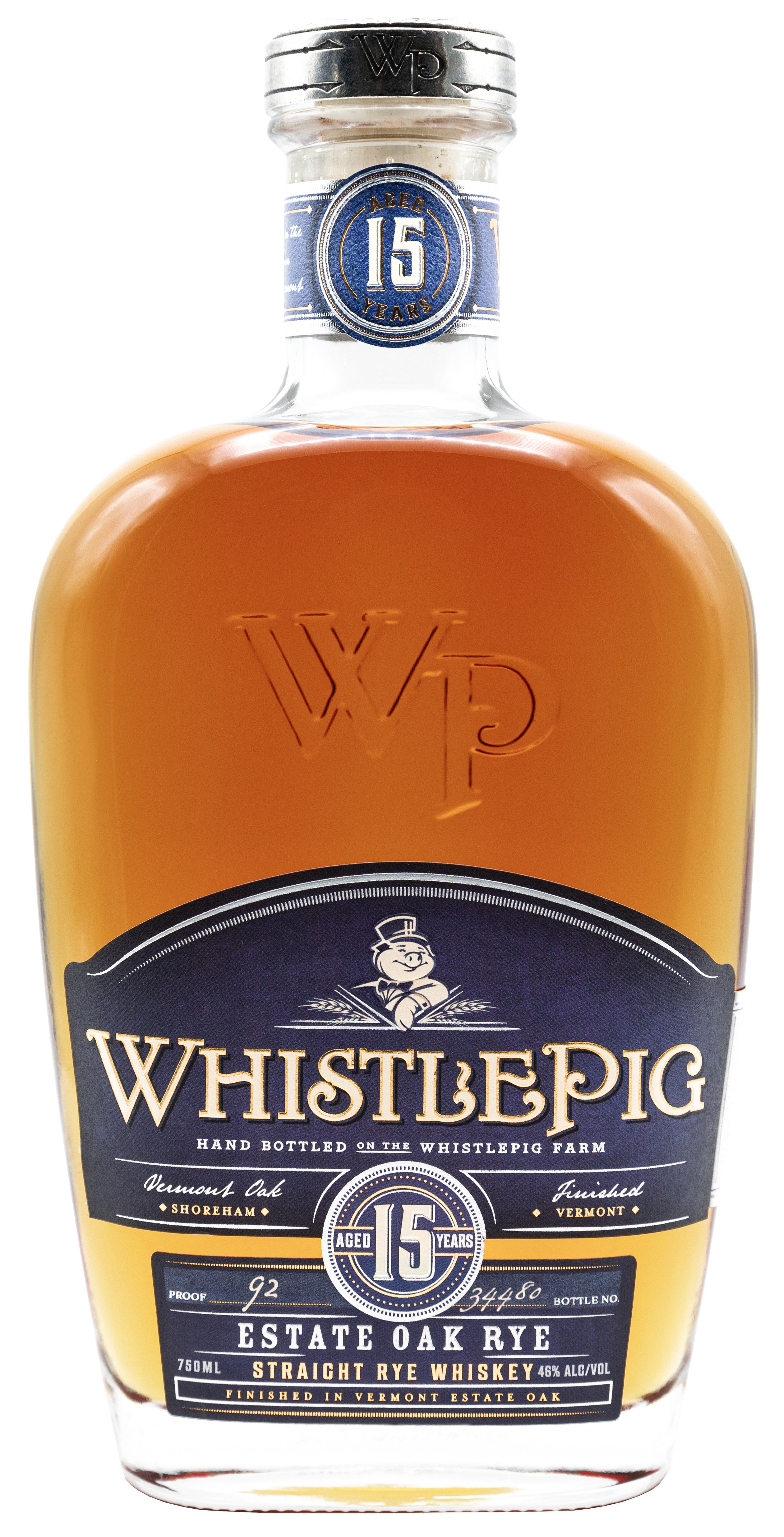 WhistlePig Estate Oak Rye 15 Year 750 ml (Bourbon Enthusiast) - Captain Caskwell