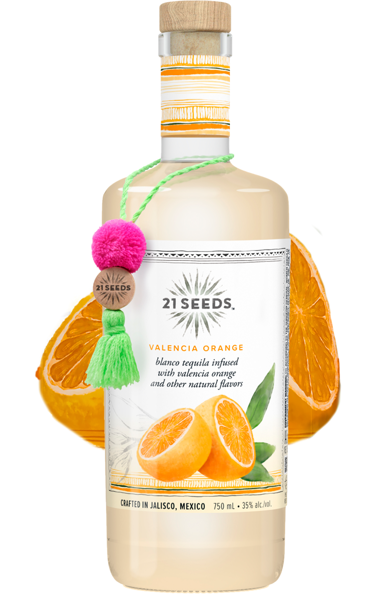 21 Seeds Valencia Orange 750 ml - Captain Caskwell