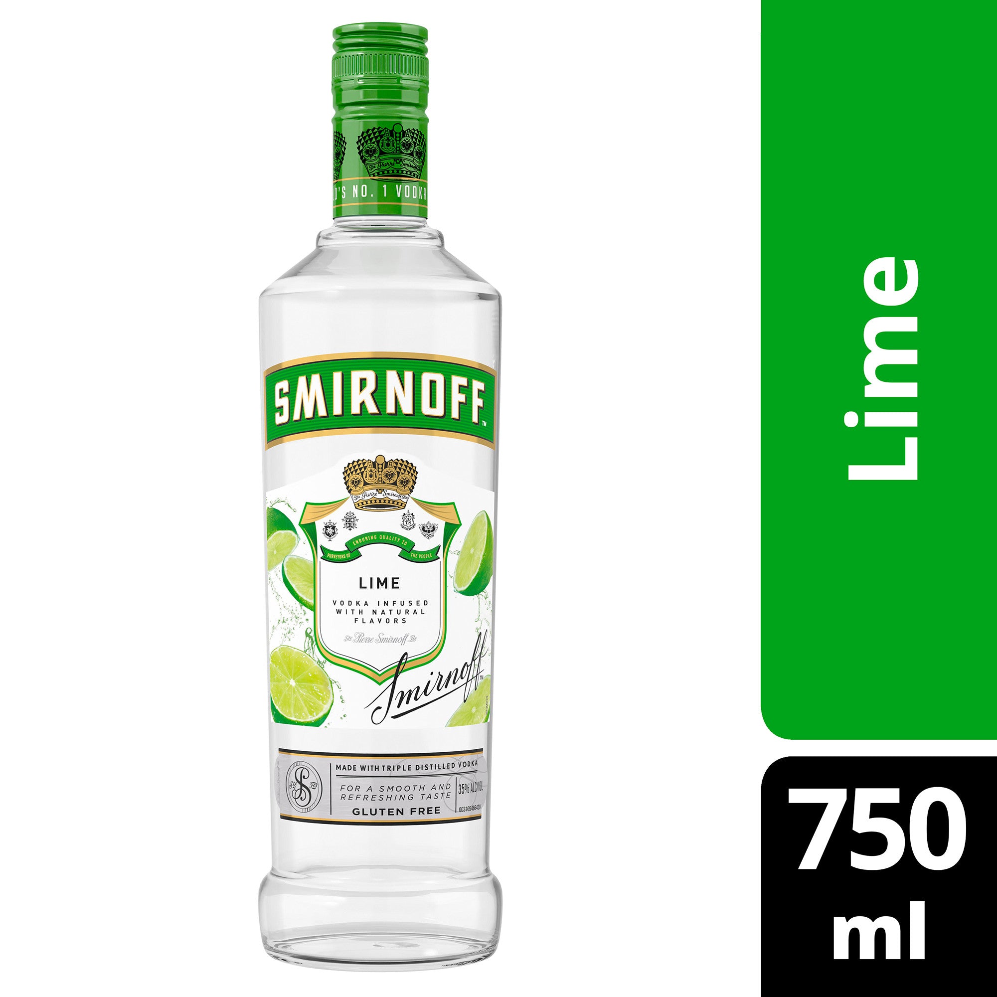 Smirnoff Lime Infused 750 ml - Captain Caskwell
