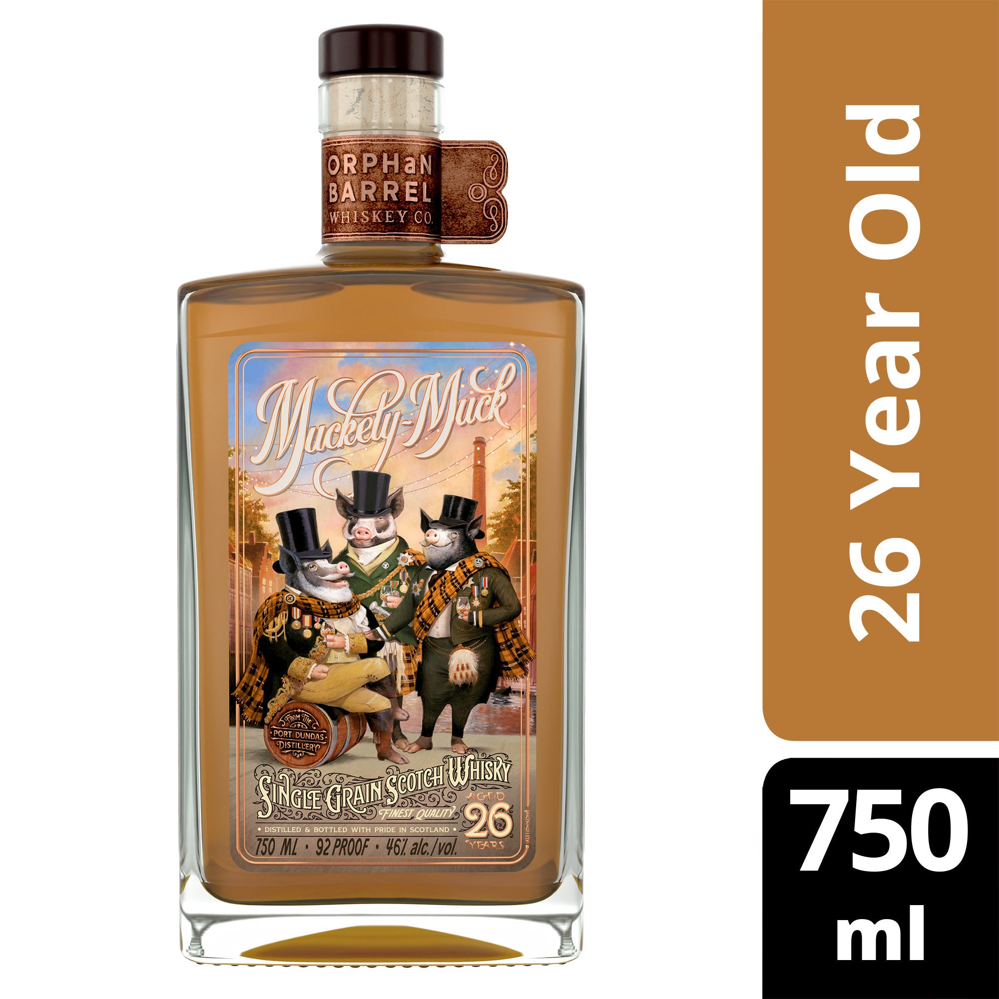 Orphan Barrel Muckety Muck Single Grain Scotch 26 year 750ml - Captain Caskwell