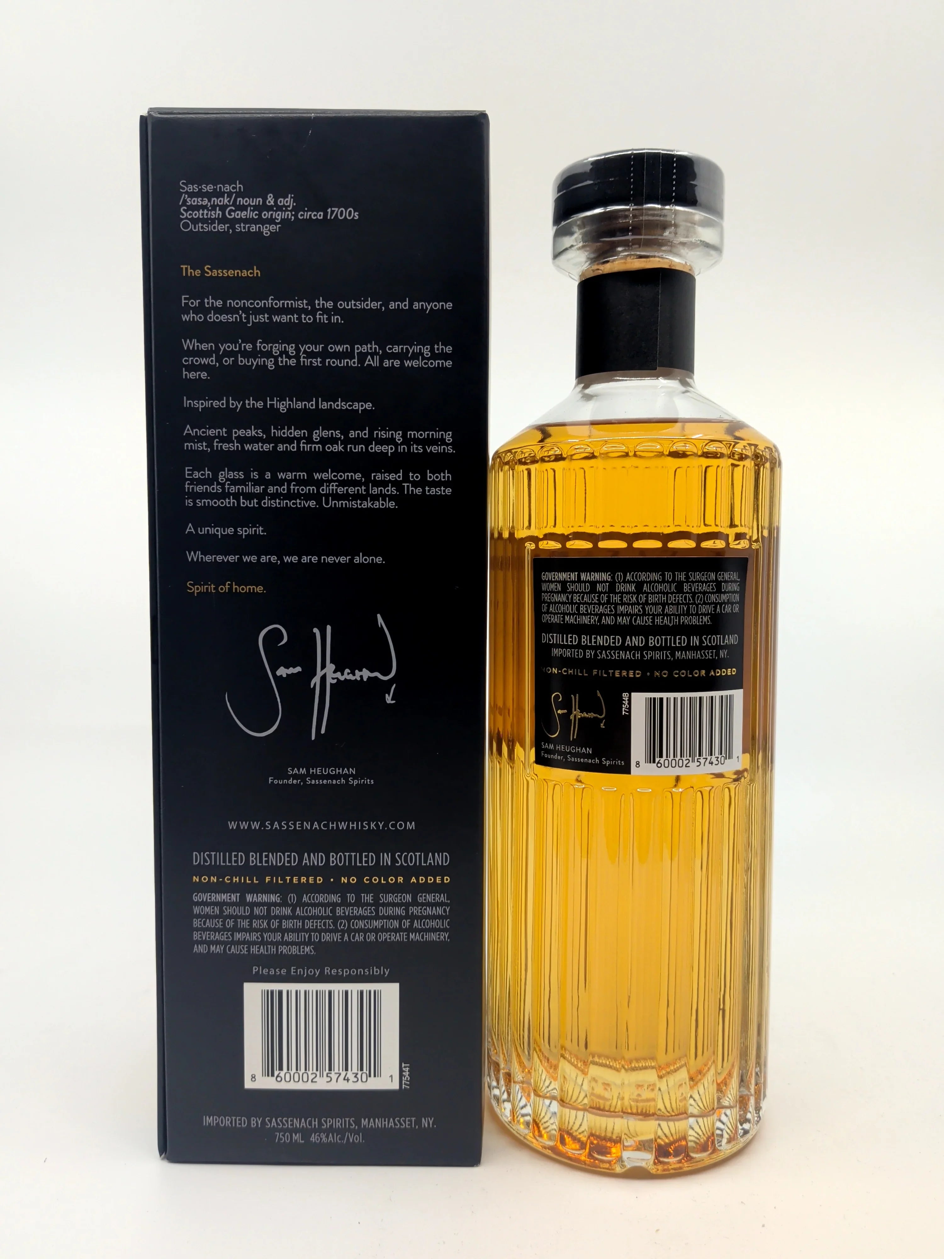 The Sassenach Blended Scotch Whisky 750ml