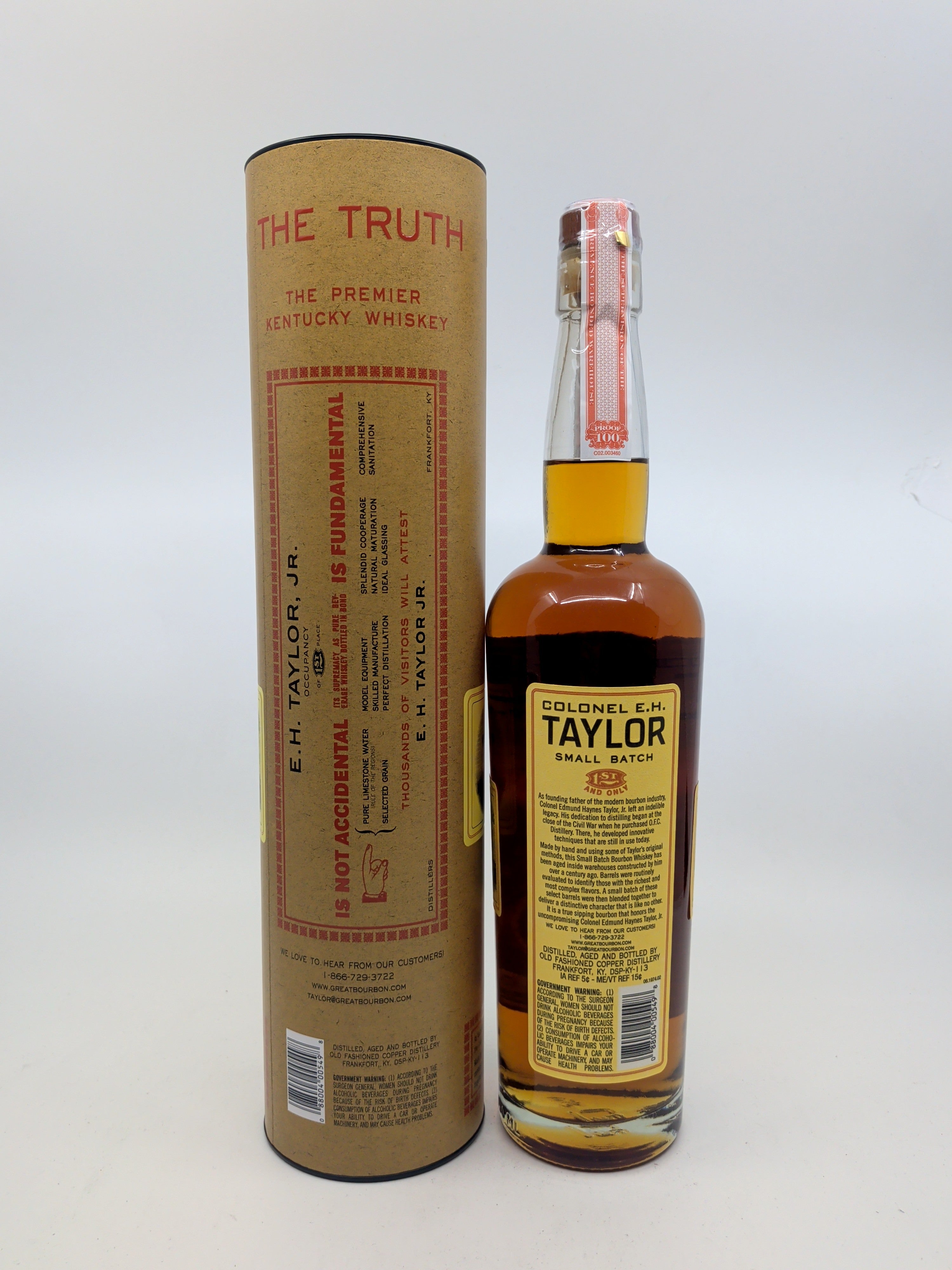 Colonel E.H Taylor Small Batch Bourbon Bottled in Bond 750ml