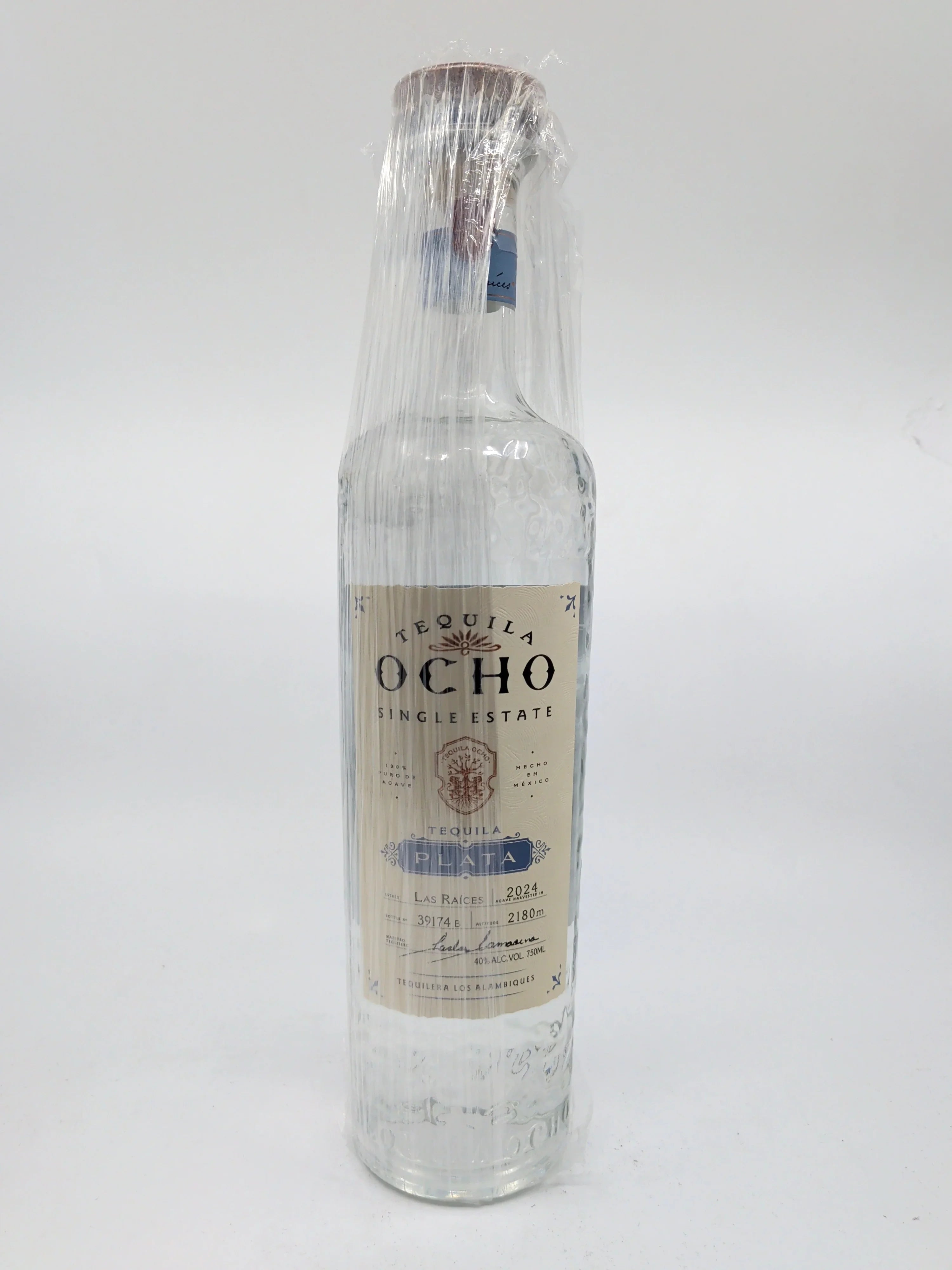 Tequila Ocho Plata 750 ml