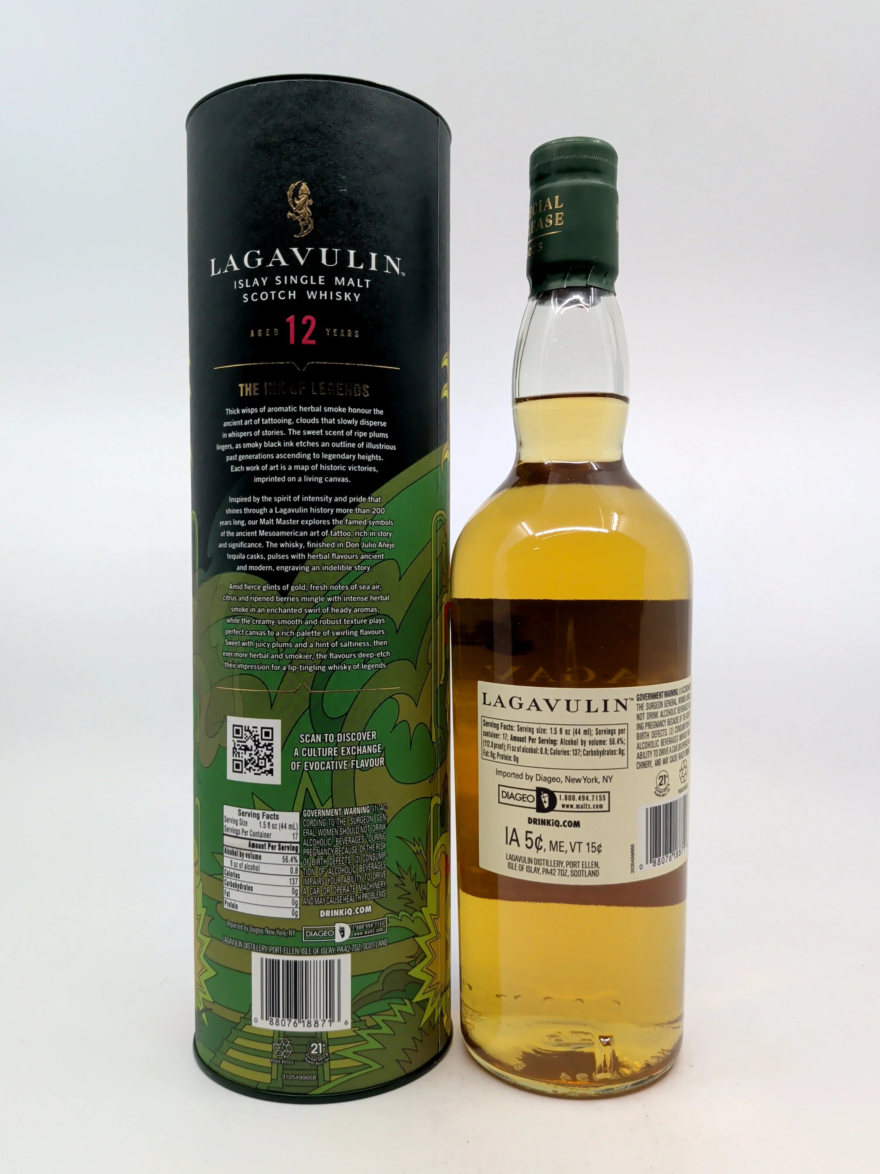 Lagavulin Islay Single Malt Scotch Whisky 2023 Edition 12 year 750ml
