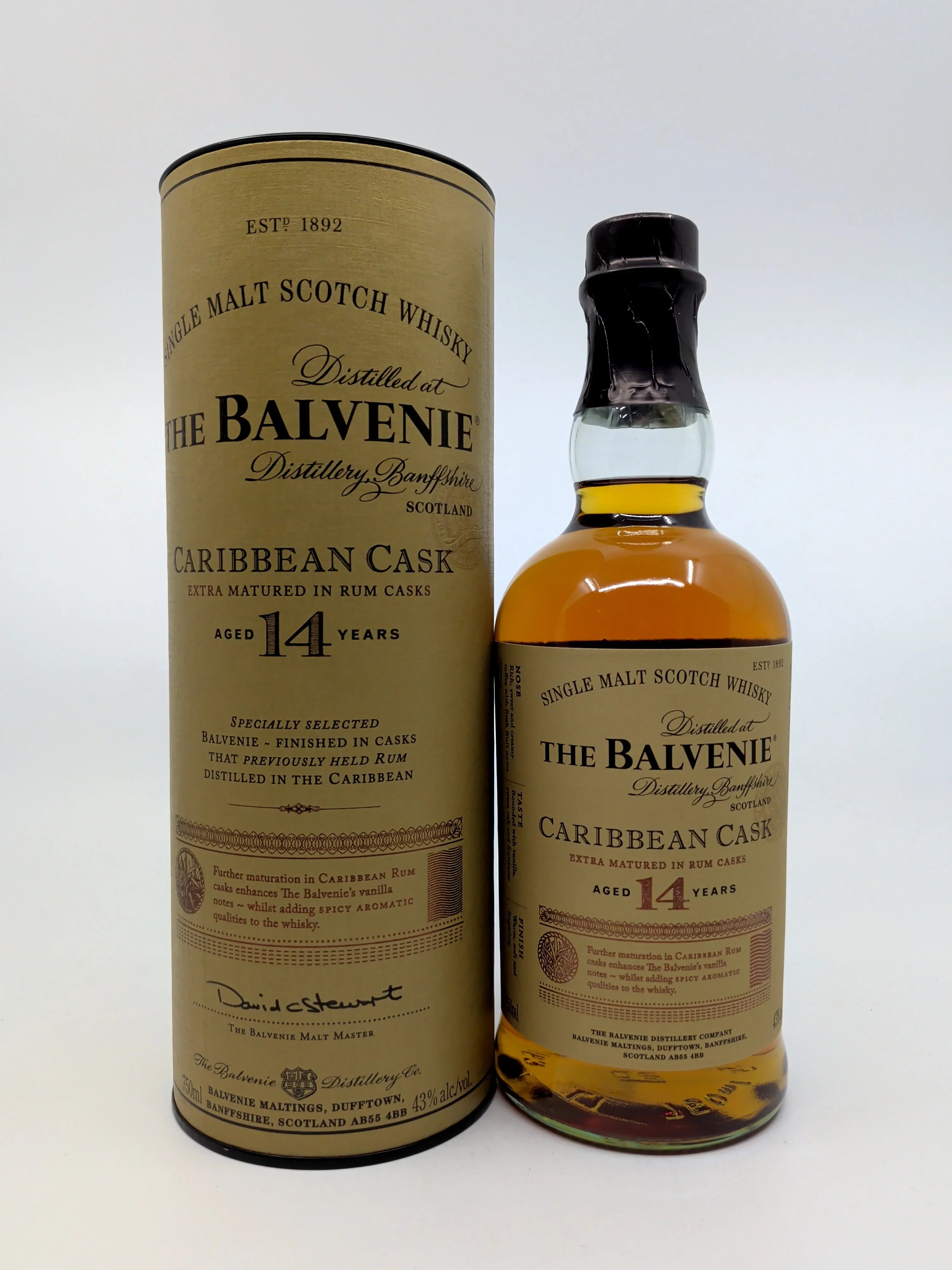 The Balvenie Caribbean Cask 14 Years 750 ml
