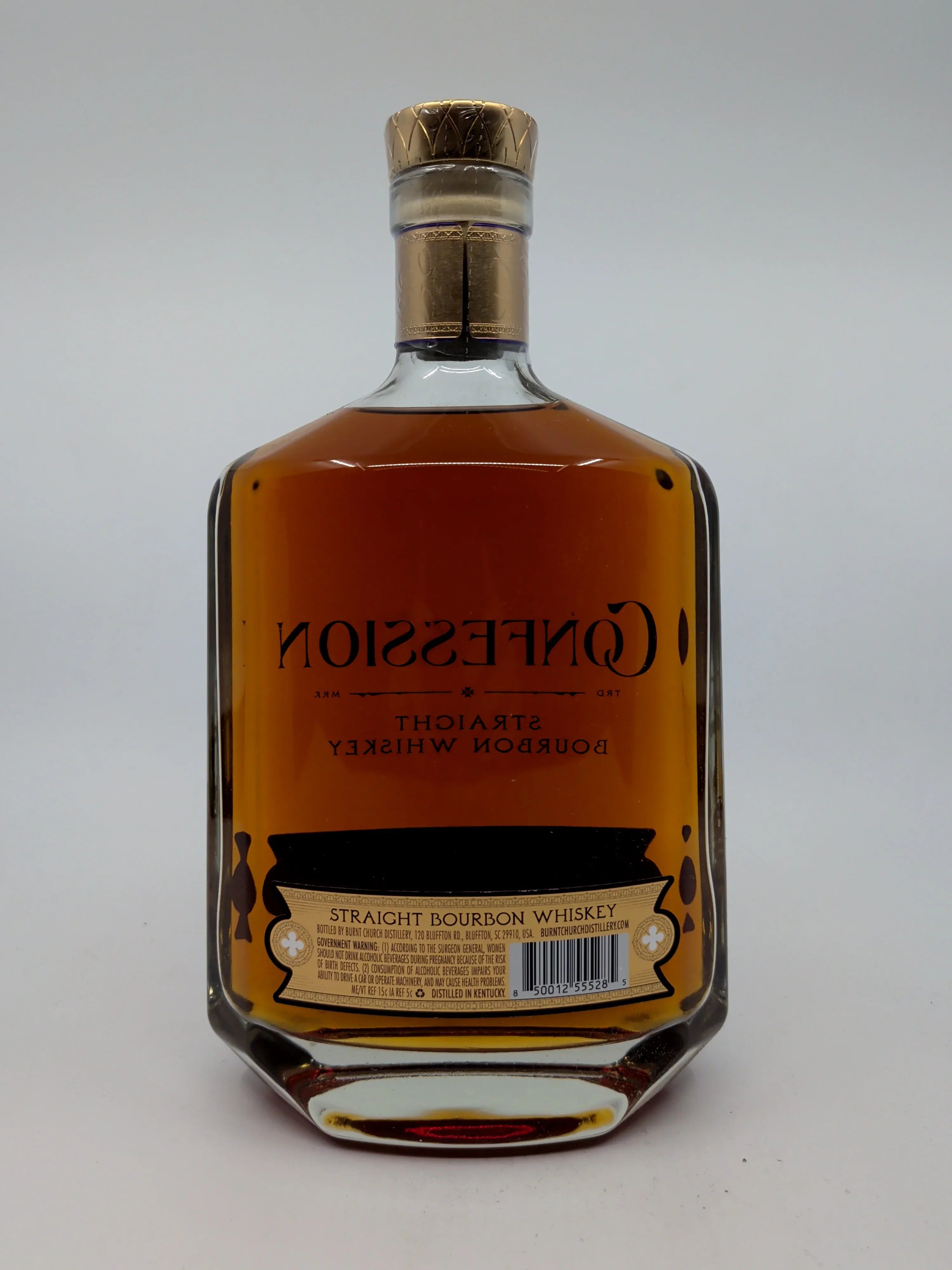 Burnt Church Distillery Confession Straight Bourbon Whiskey Chapter 1 Original Sin Limited Edition 750 ML