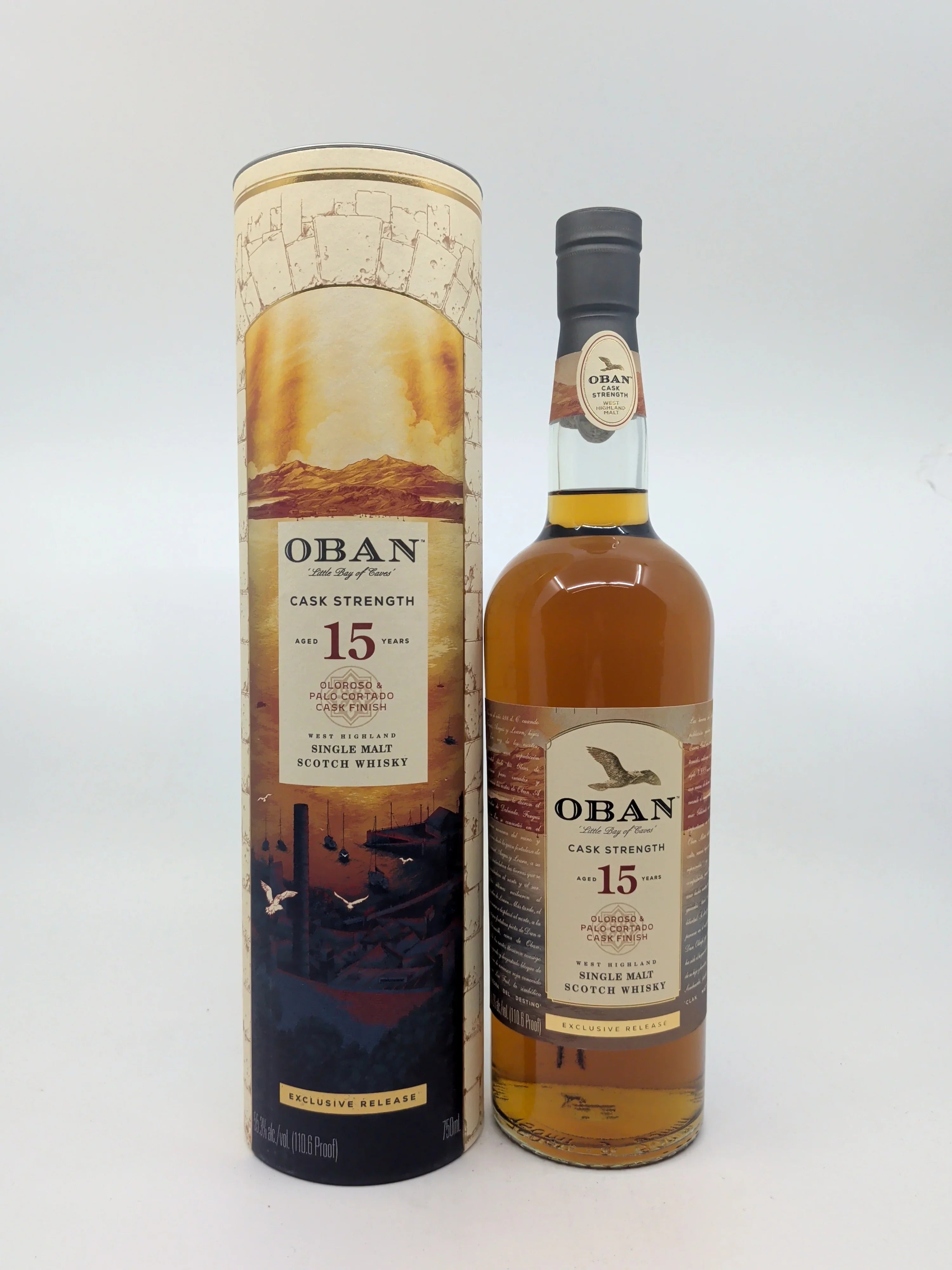 Oban Cask Strength Oloroso and Palo Cortado Cask Finish 15 year 750 ML