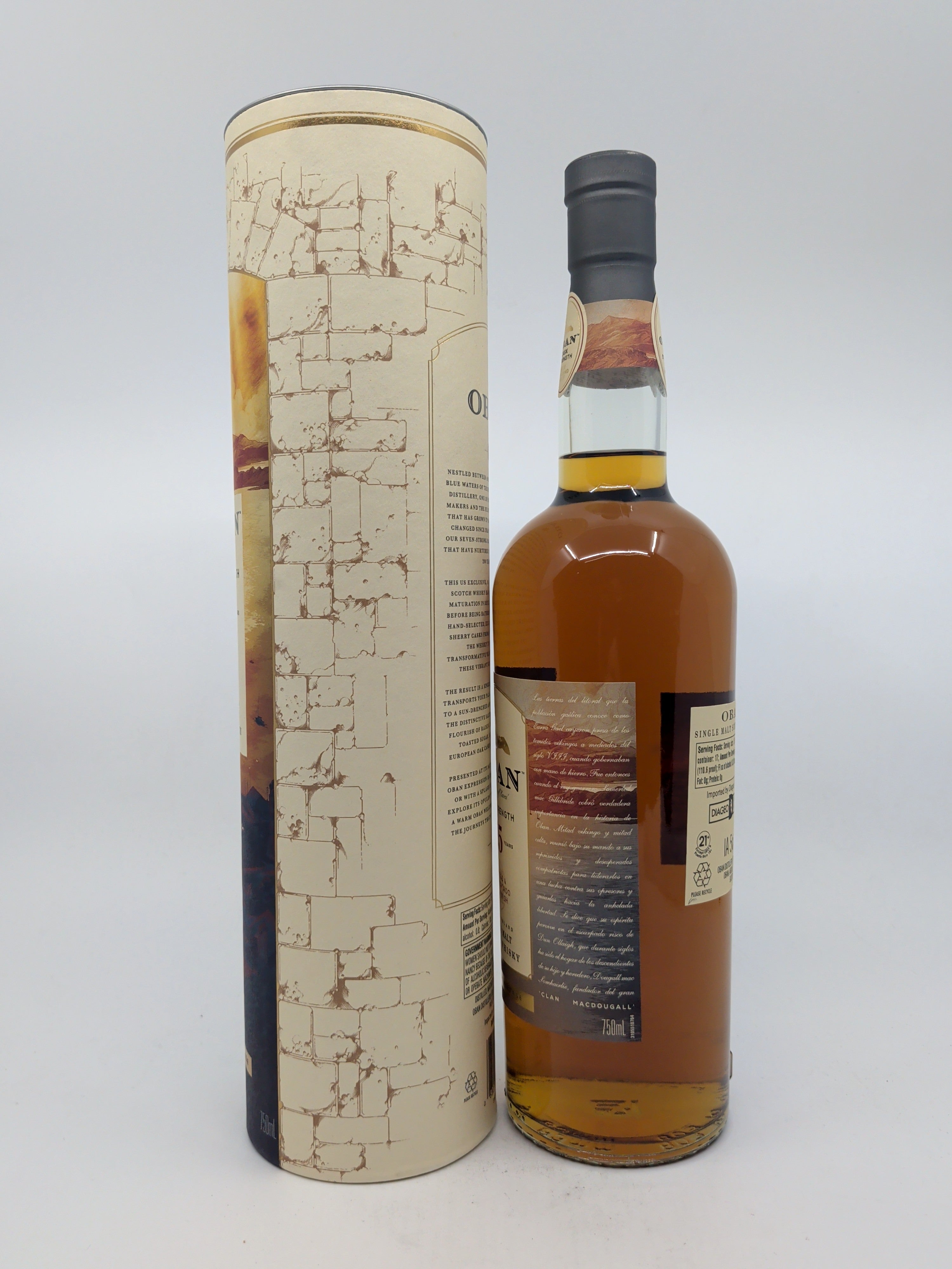 Oban Cask Strength Oloroso and Palo Cortado Cask Finish 15 year 750 ML