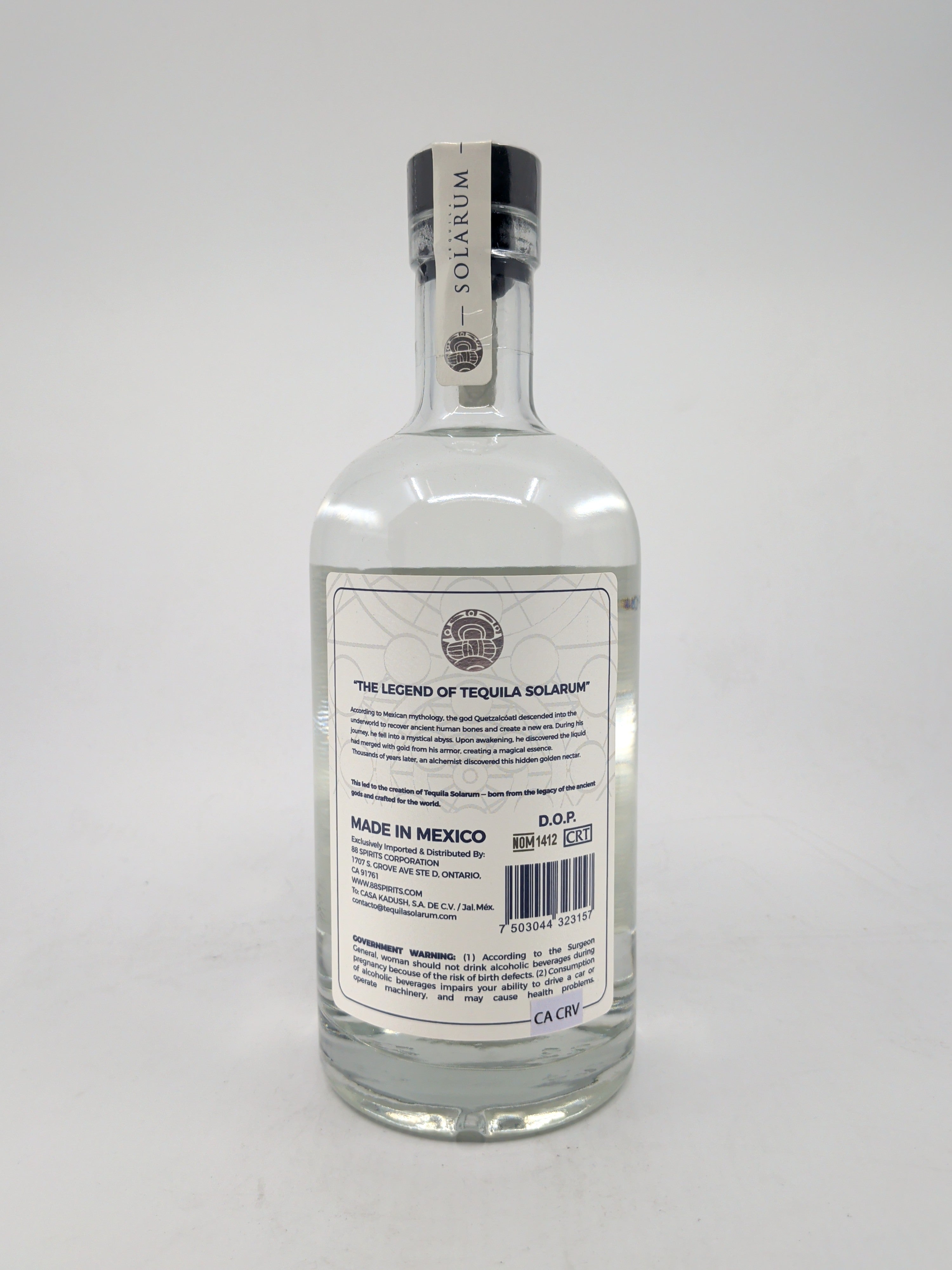 Solarum Tequila Plata 750ml