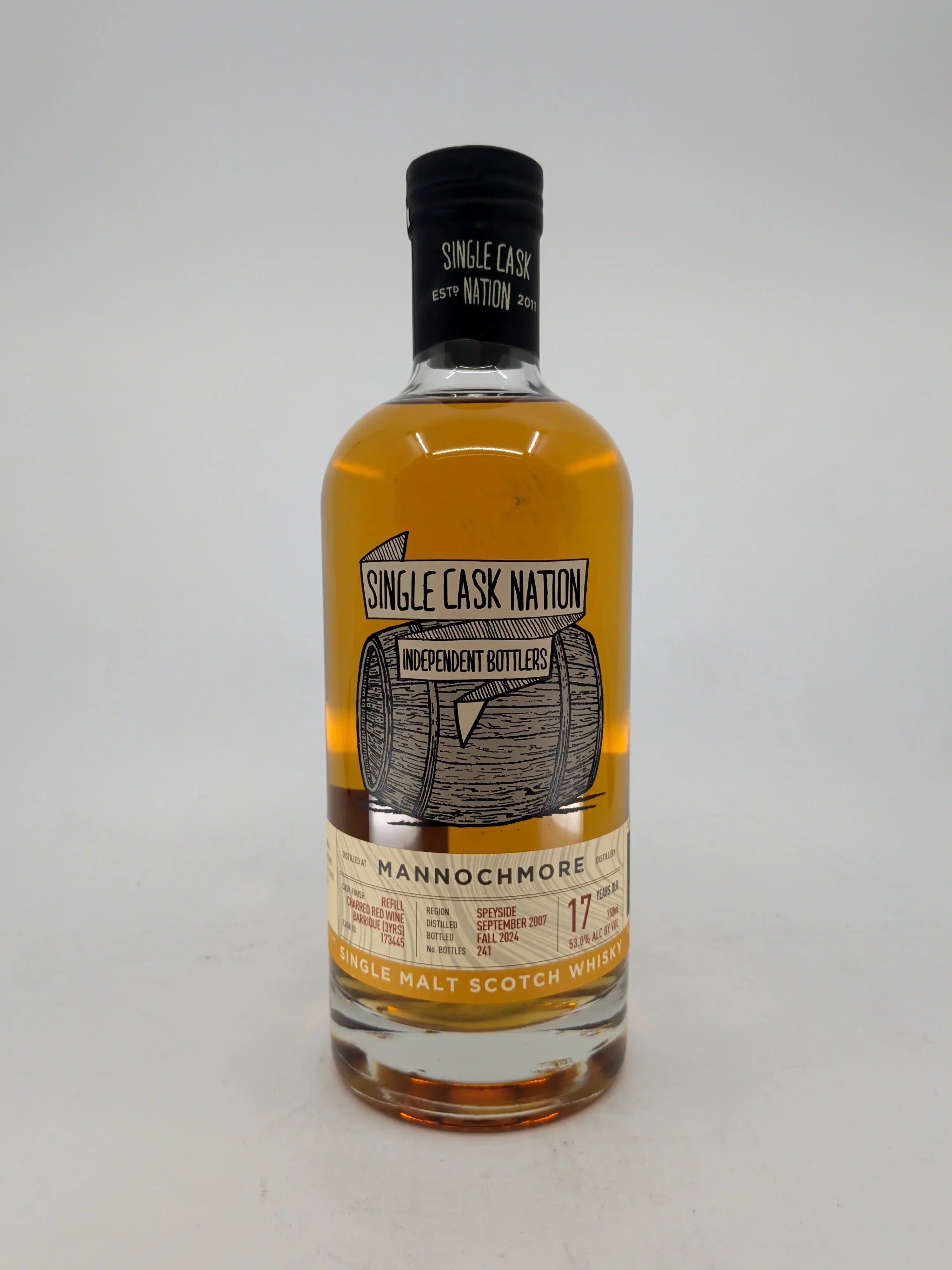 Single Cask Nation Single Malt Whisky - 2007 Mannochmore 17 year 750ml