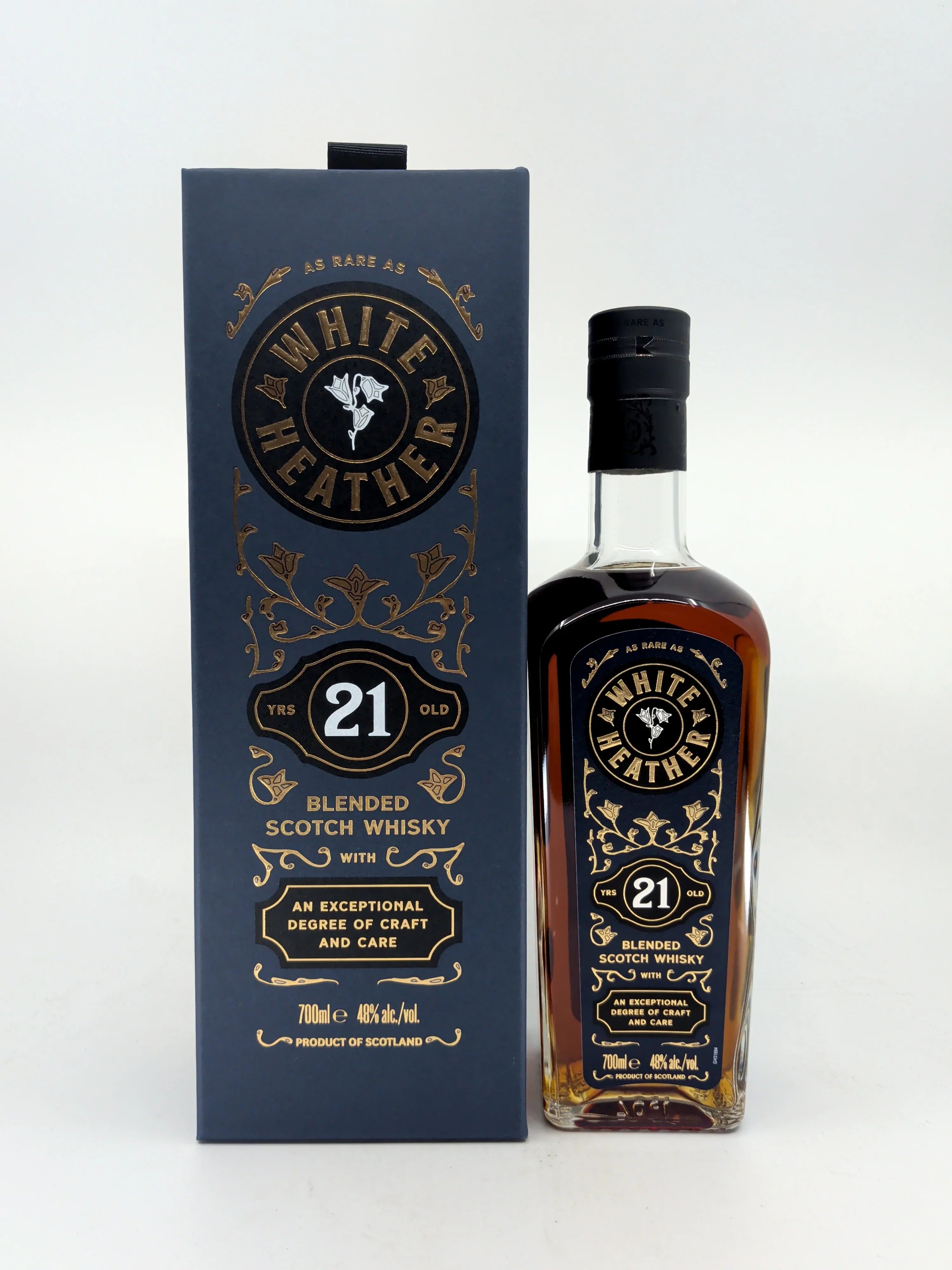 White Heather Blended Scotch Whisky 21 year 700 mL