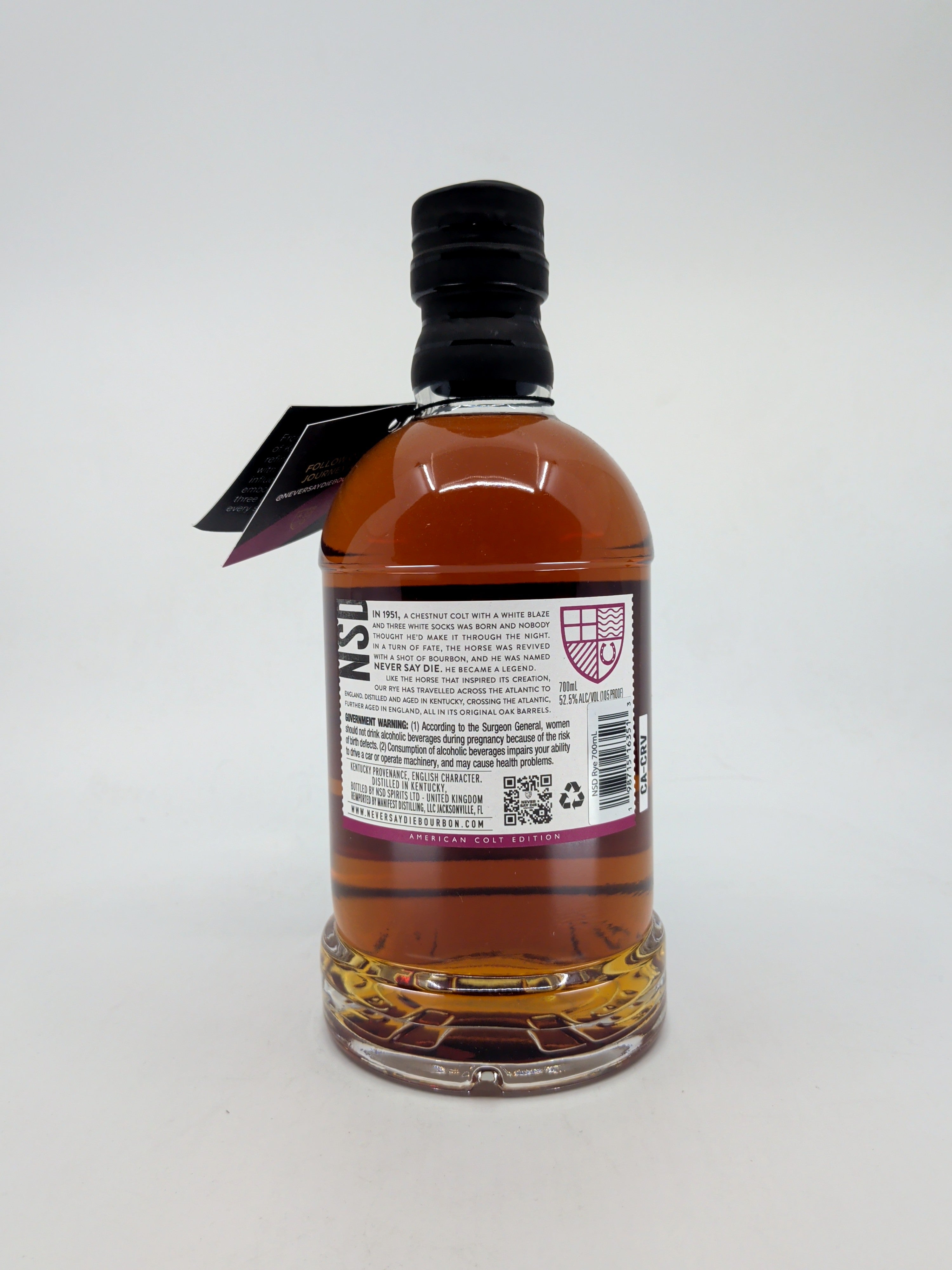Never Say Die Mind Whiskey 700ml