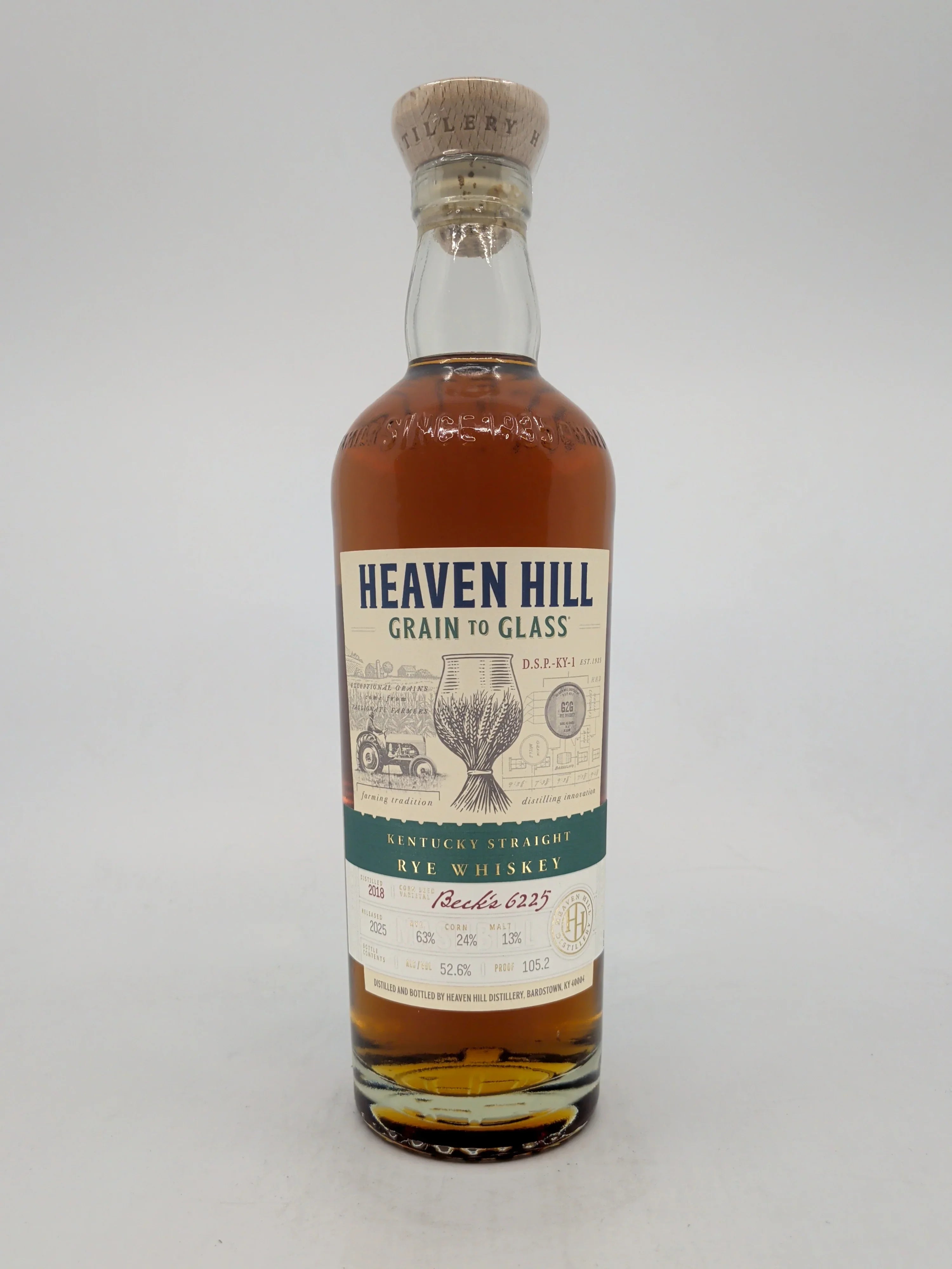 Heaven Hill Grain To Glass Kentucky Straight Rye Whiskey 700 ml