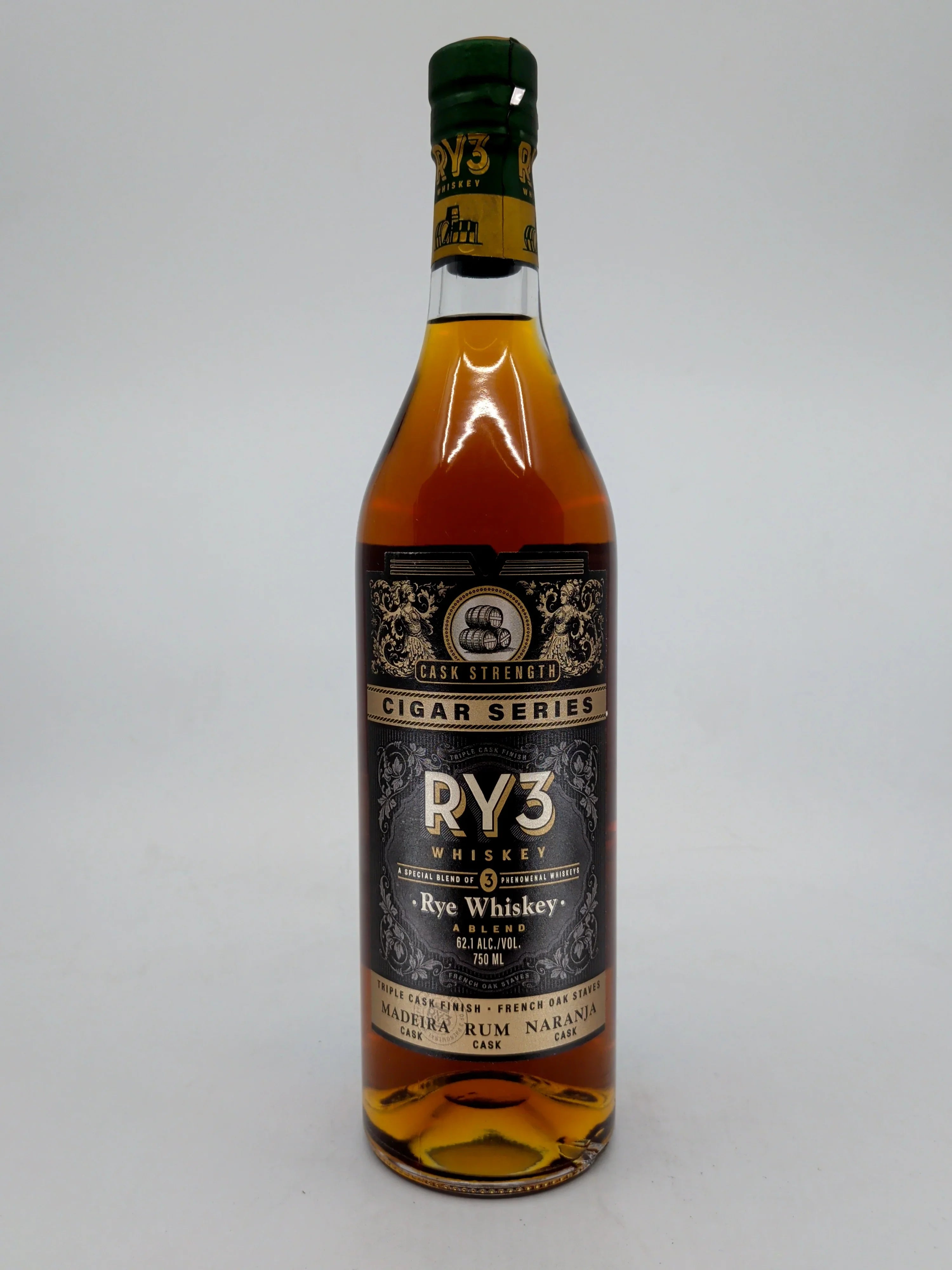 RY3 Cigar Series No. I French Oak Staves 750ml