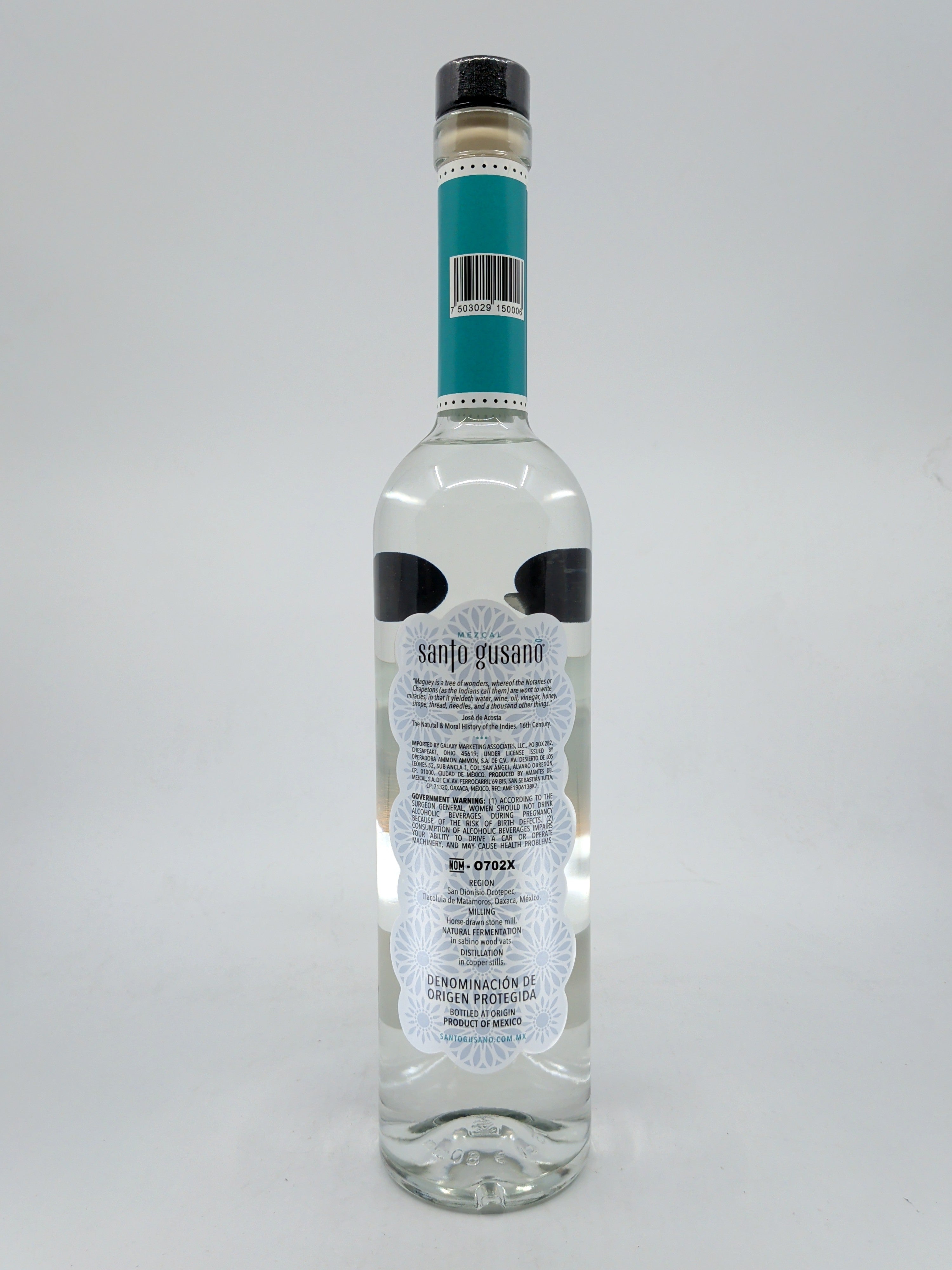 Santo Gusano Maguey Espadin 750 ML