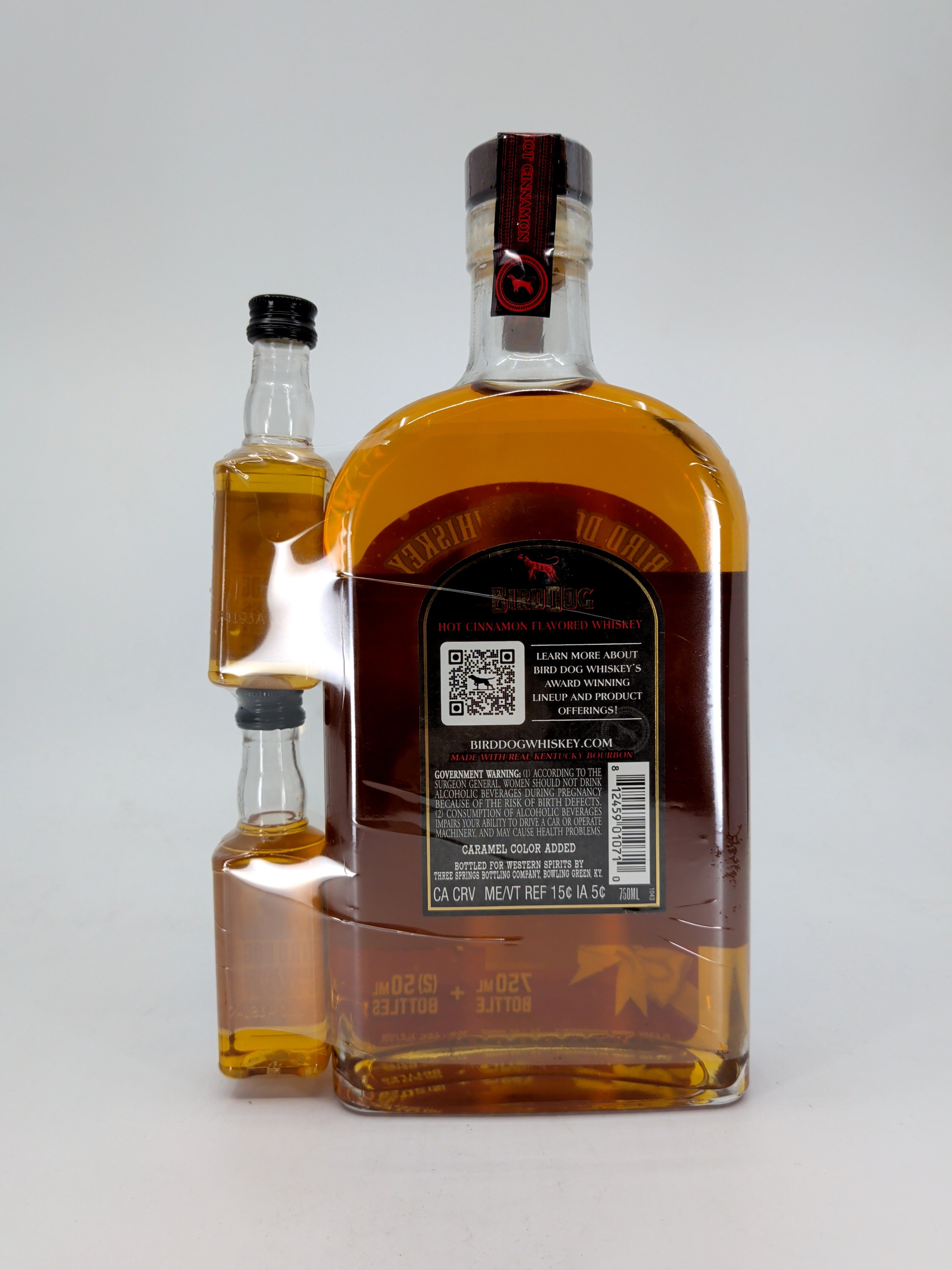 Bird Dog Cinnamon Flavored Whiskey Gift Pack 750ml + (2) 50ml